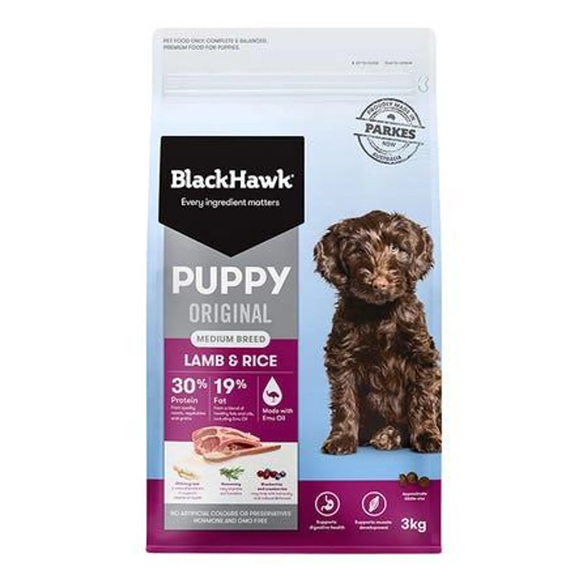 Black Hawk Lamb & Rice Medium Puppy Food