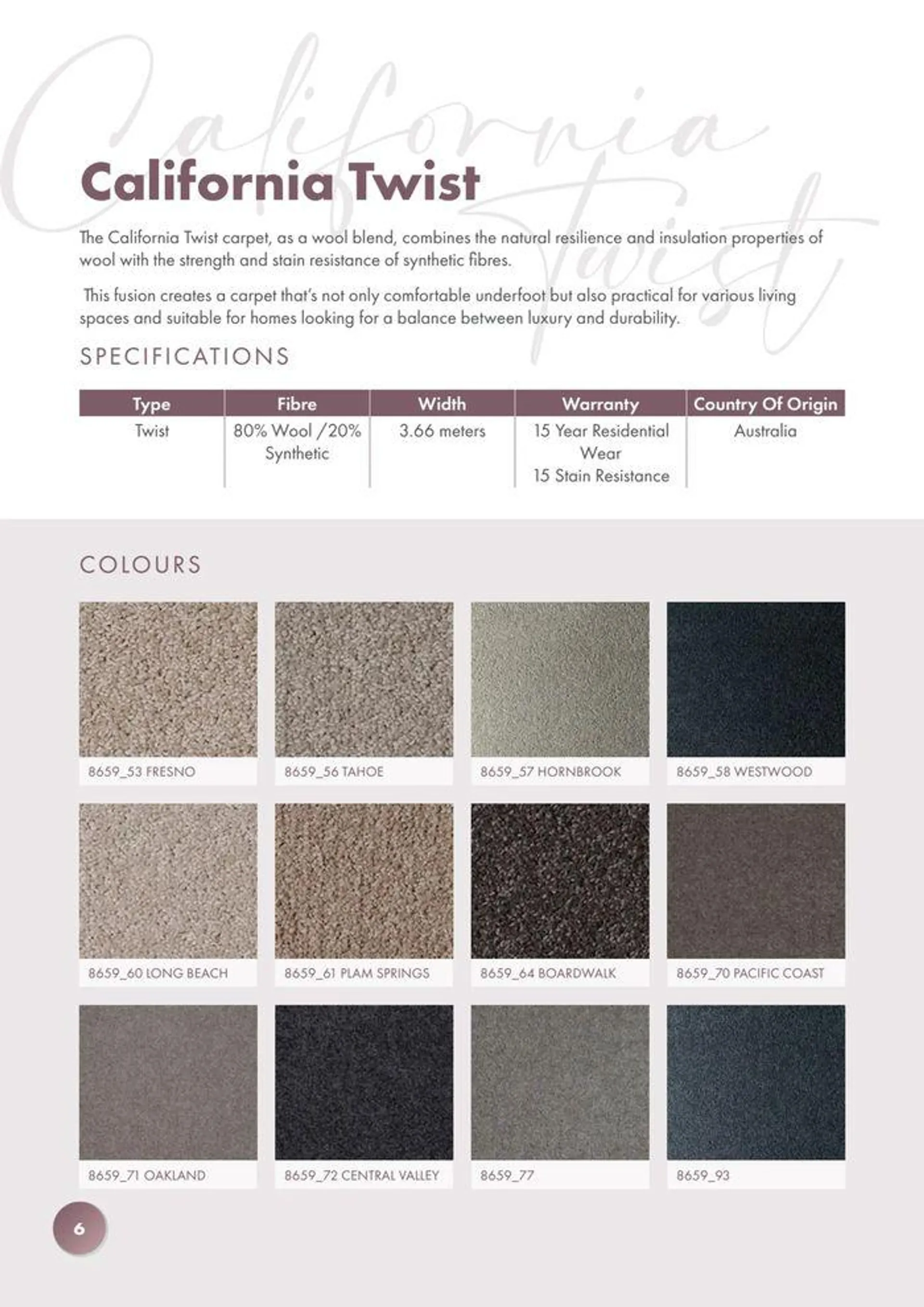 Wool Catalogue  - Catalogue valid from 1 July to 31 December 2024 - page 6