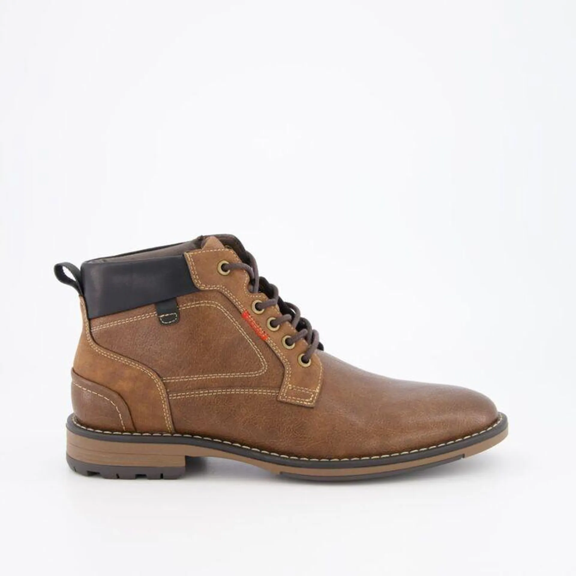 JC Lanyon Men's Niko Lace Up Boot Chocolate