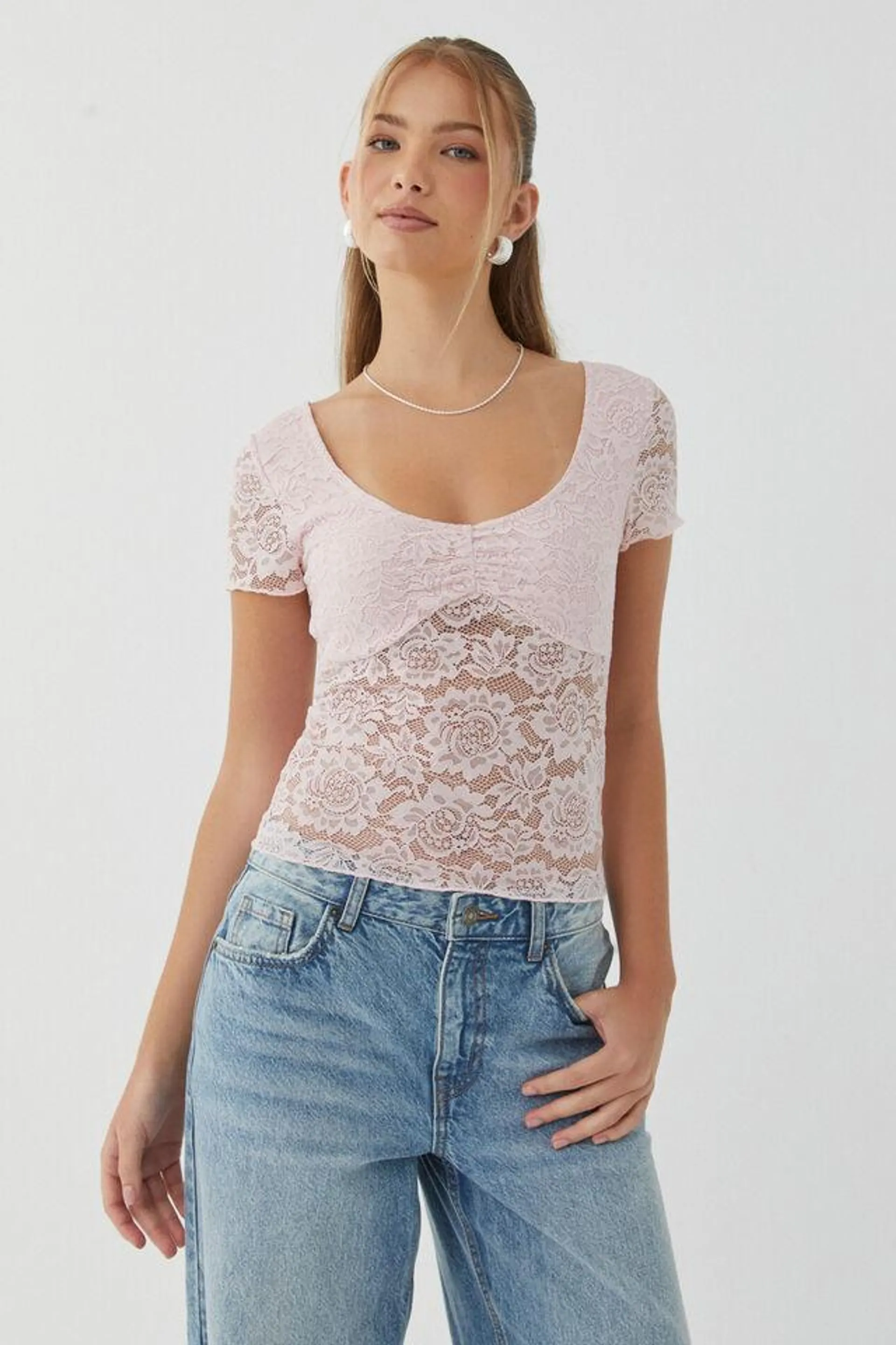 Tessa Lace Tee