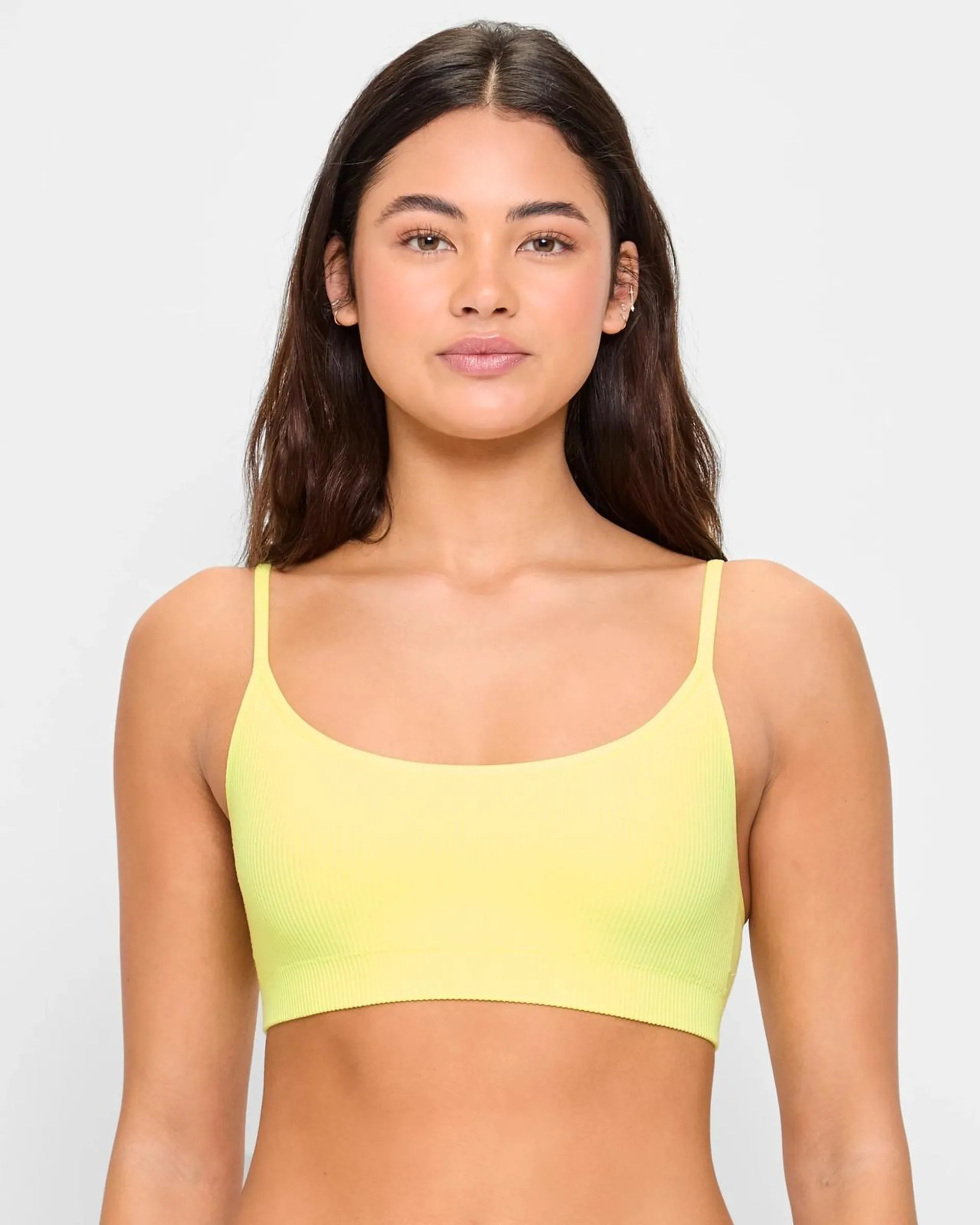 Ribbed Strappy Crop Top - Lily Loves