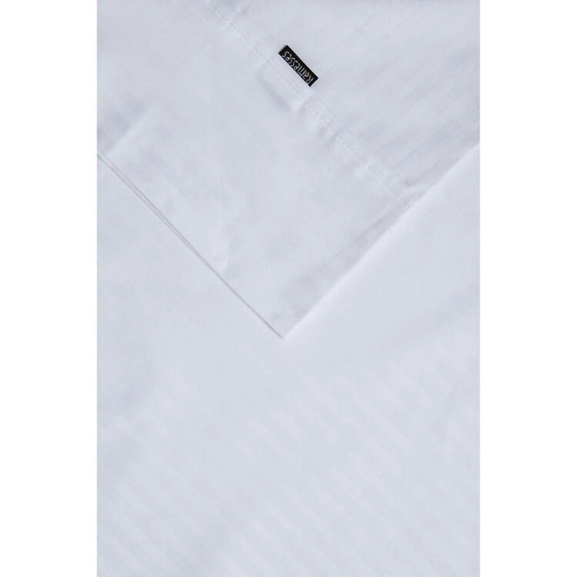 Ramesses 1000 Thread Count Stripe Pima Cotton Sheet Set White