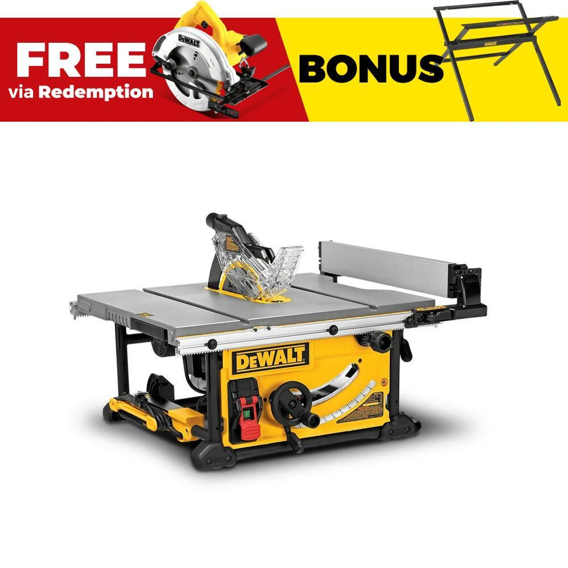 DeWalt DWE7491-XE 2000W 254mm (10") Table Saw