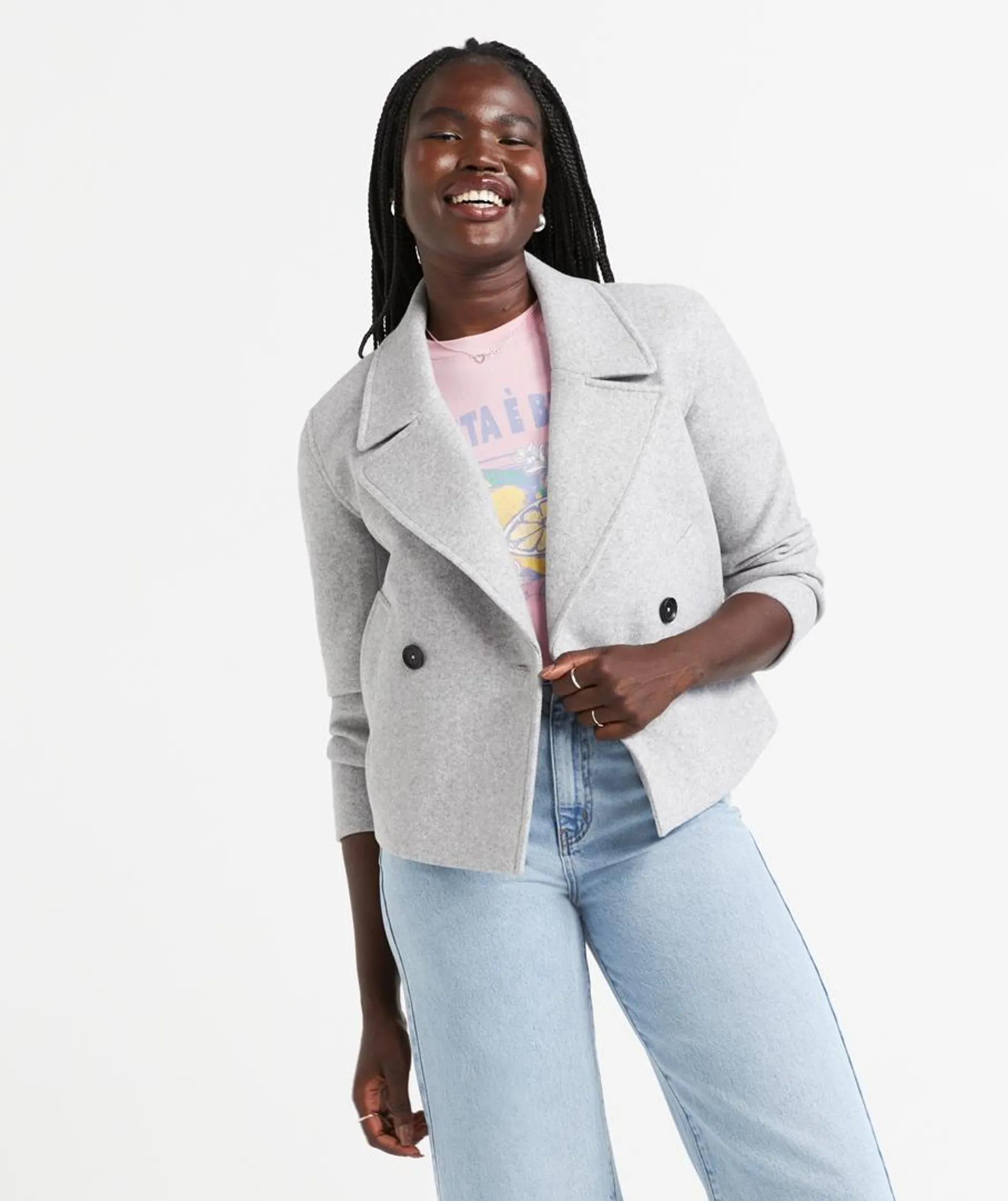 AMARA CROPPED PEACOAT