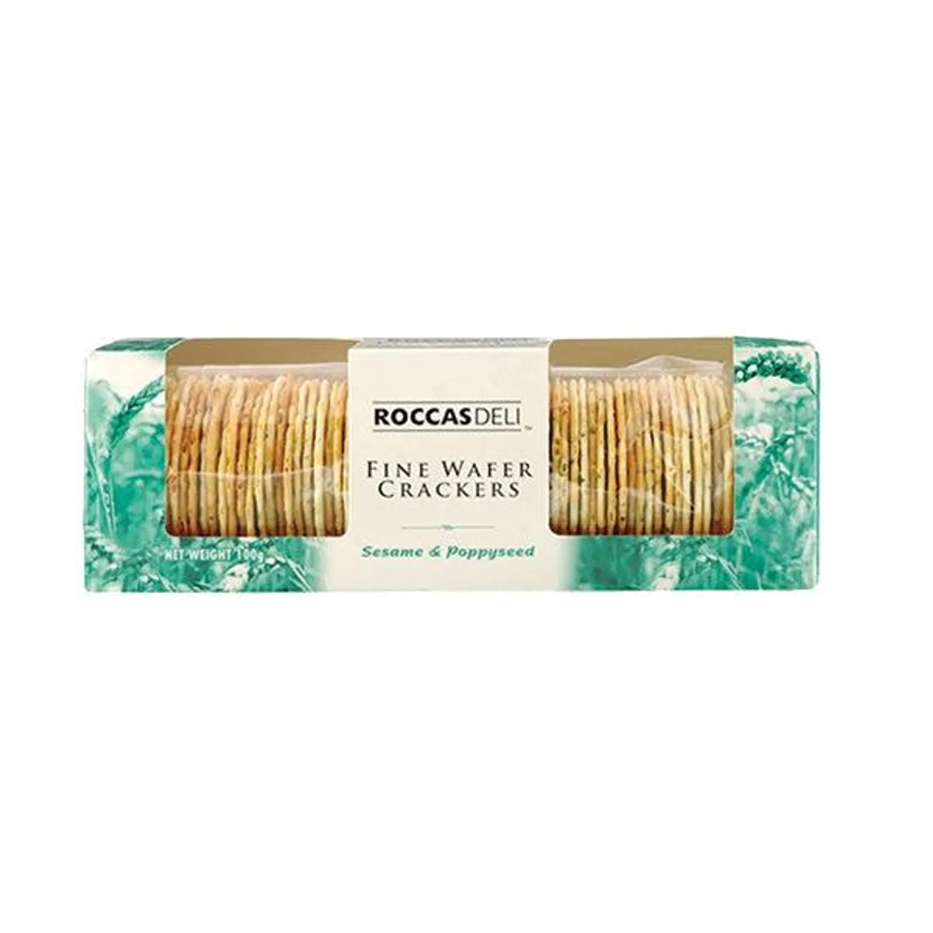 Rocca's Deli Sesame & Poppy Seed Wafer Crackers 100g