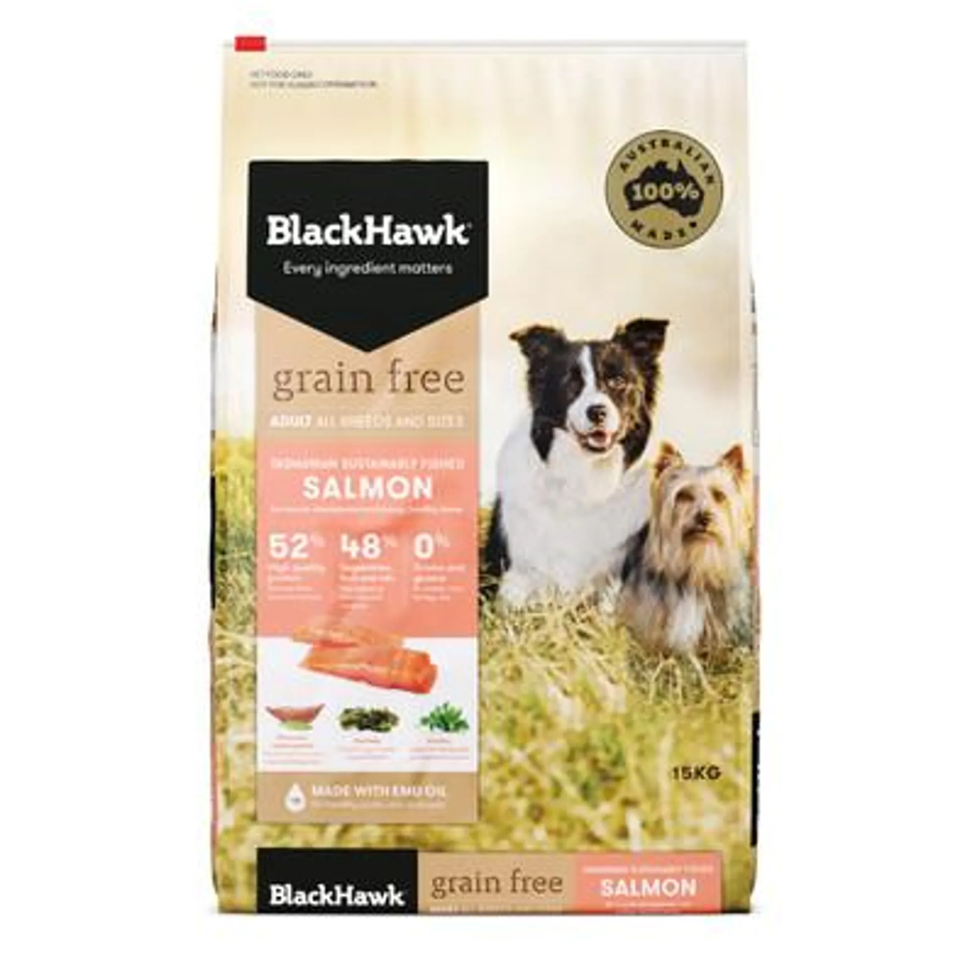 Black Hawk Grain Free Salmon Dry Adult Dog Food