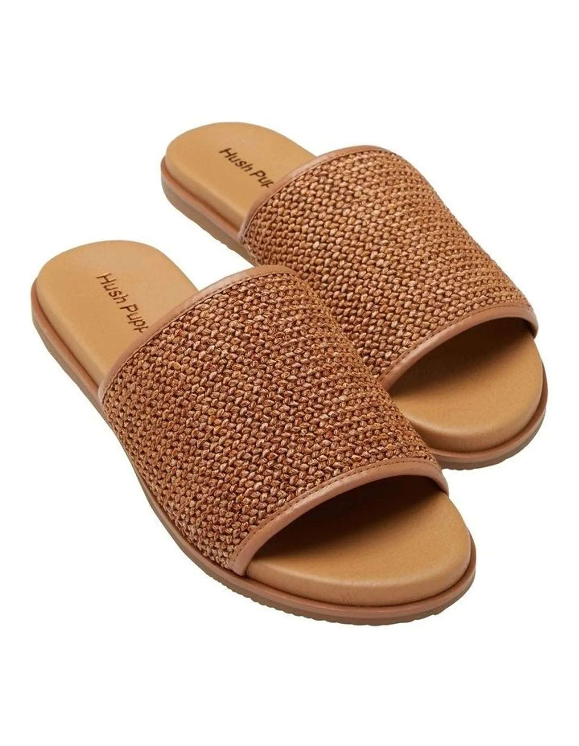 Paradise Weave Sandal in Dark Tan Weave