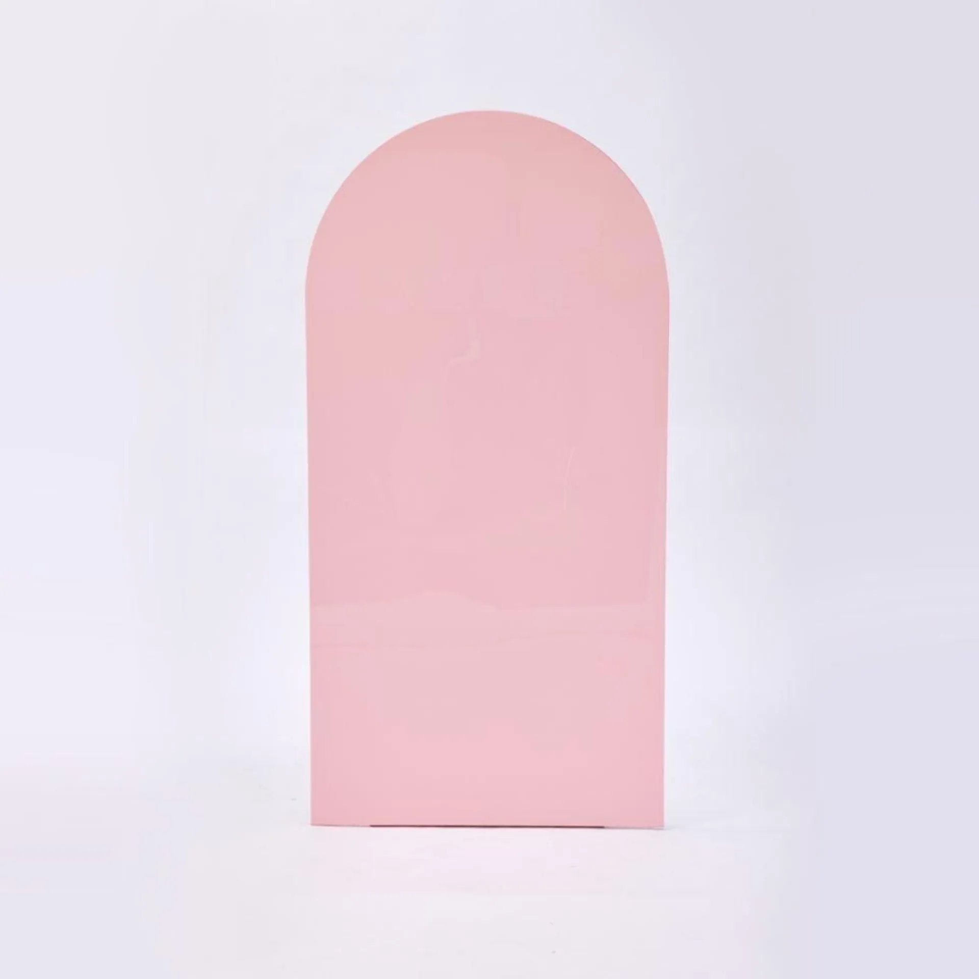 Backdrop Acrylic Arch Panel Pink 2.2m x 1.1m HIRE Ea