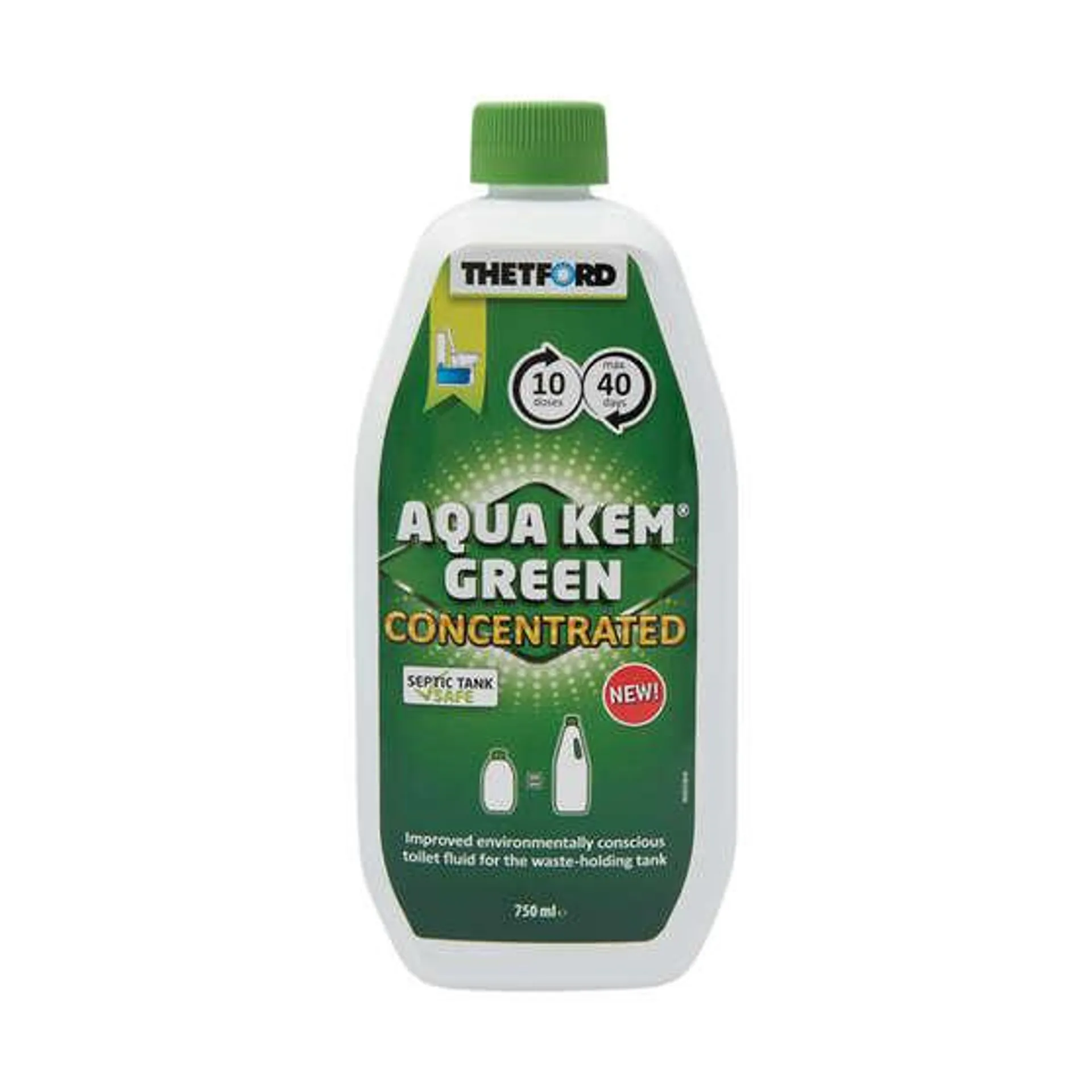 Thetford Aqua Kem Green Concentrate Toilet Additive 750ml