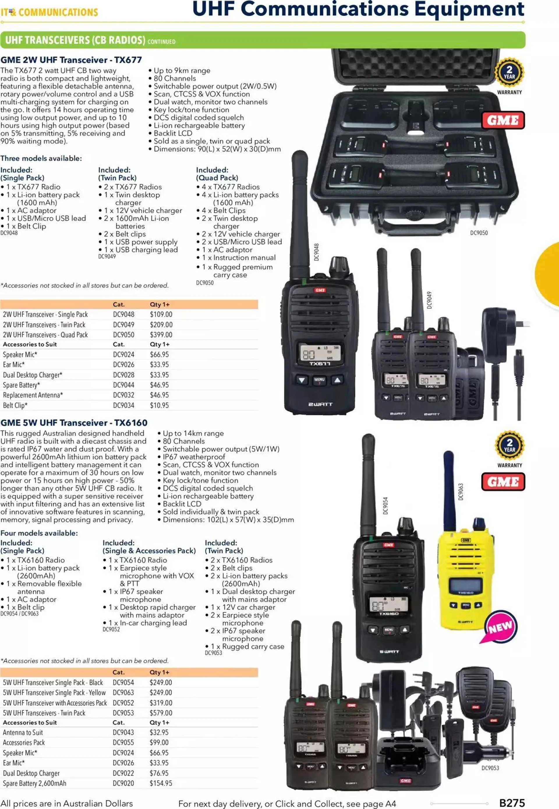 Jaycar Annual Engineering & Scientific Catalogue - Catalogue valid from 27 October to 31 December 2024 - page 275