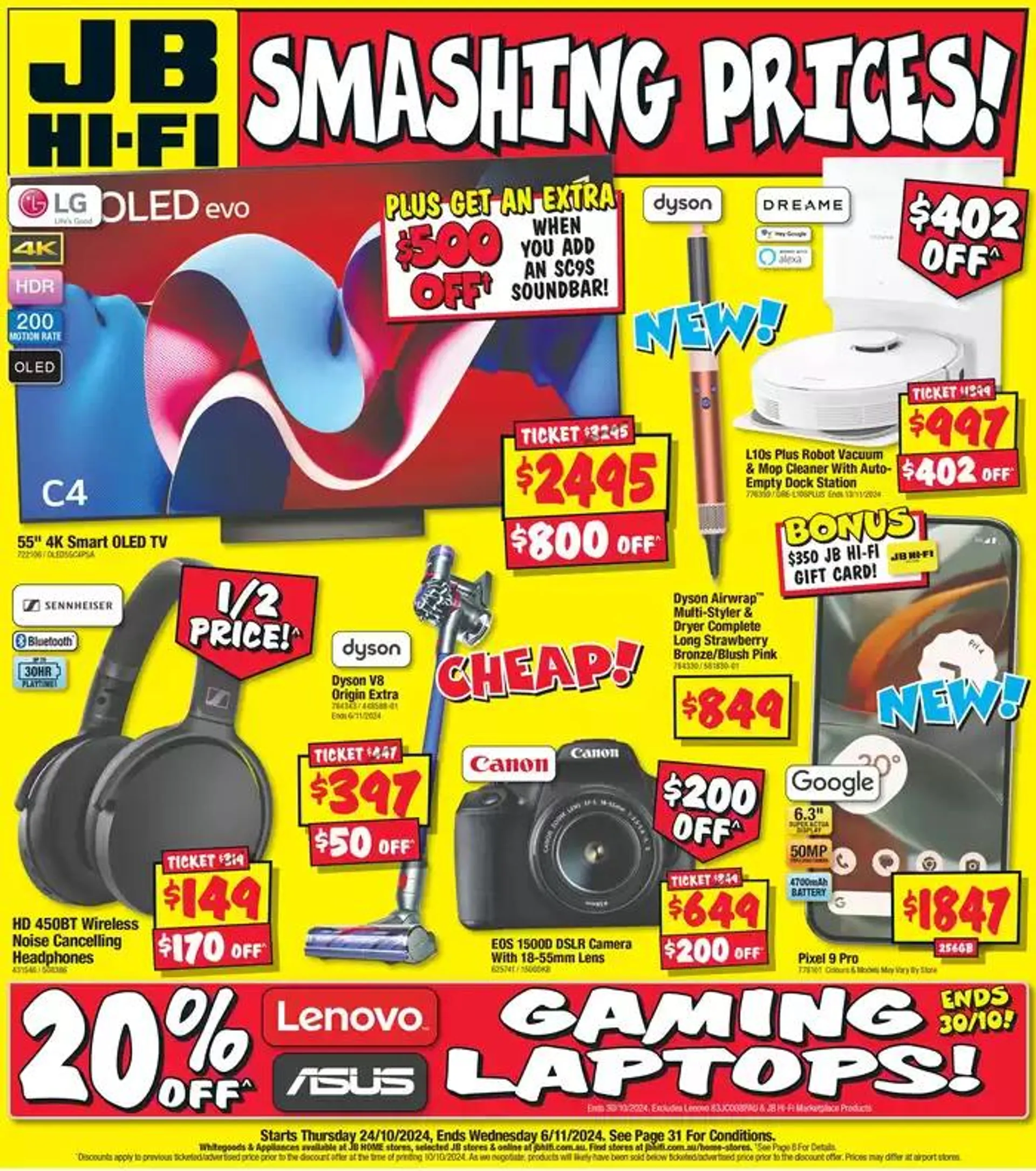 Smashing Prices! - Catalogue valid from 24 October to 30 October 2024 - page 1