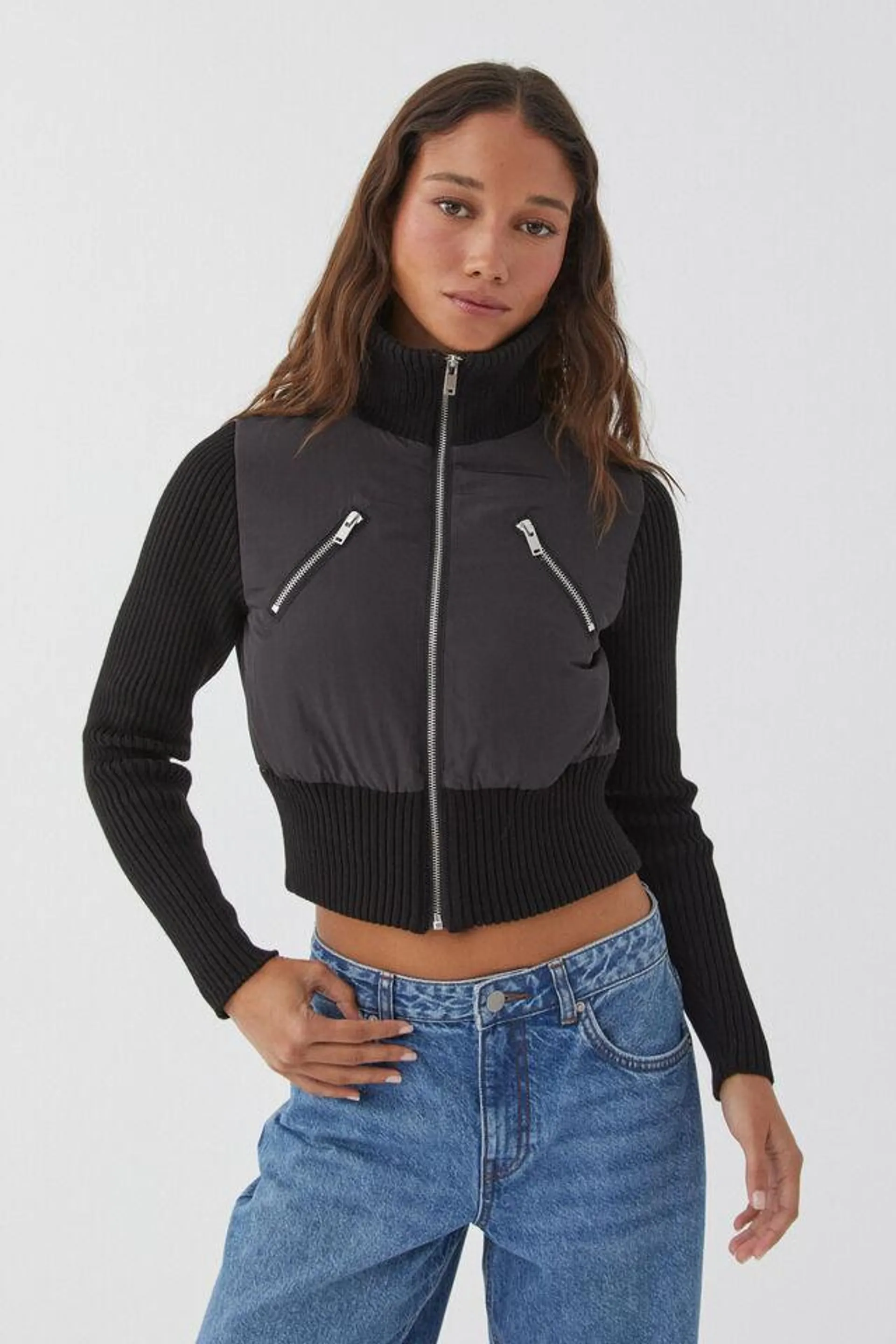 Lola Collared Knit Jacket