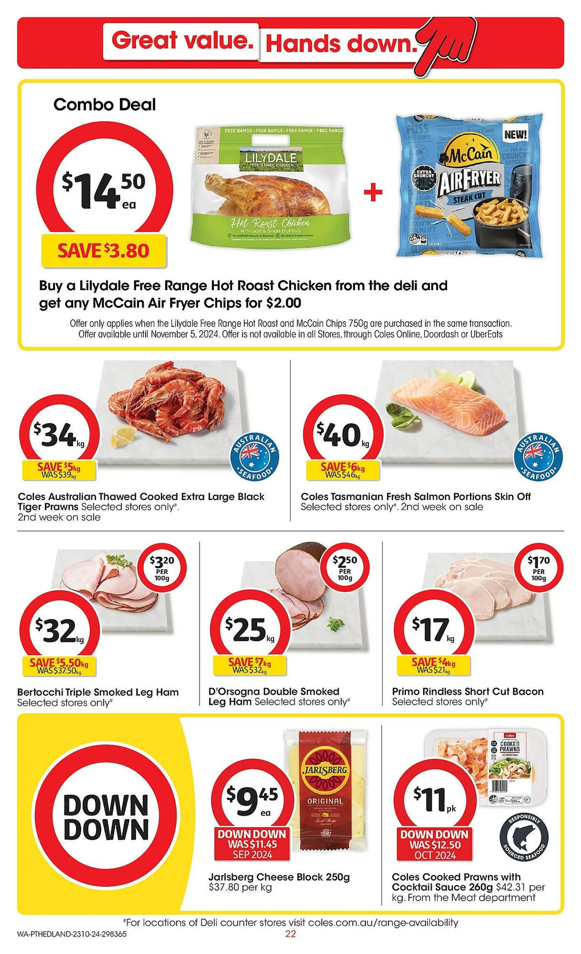 Coles catalogue - Catalogue valid from 23 October to 29 October 2024 - page 22