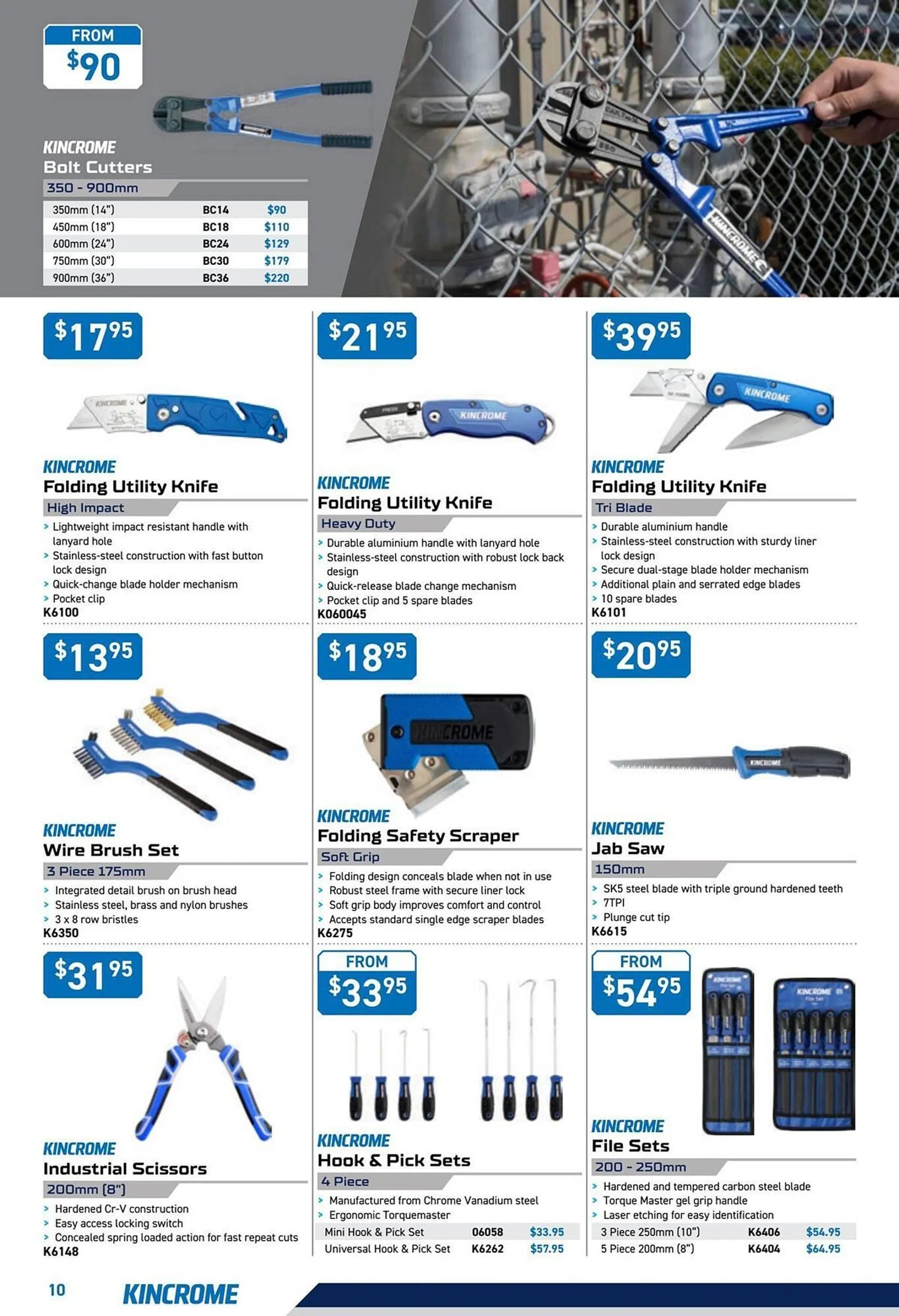 Kincrome catalogue - Catalogue valid from 14 April to 30 May 2025 - page 10