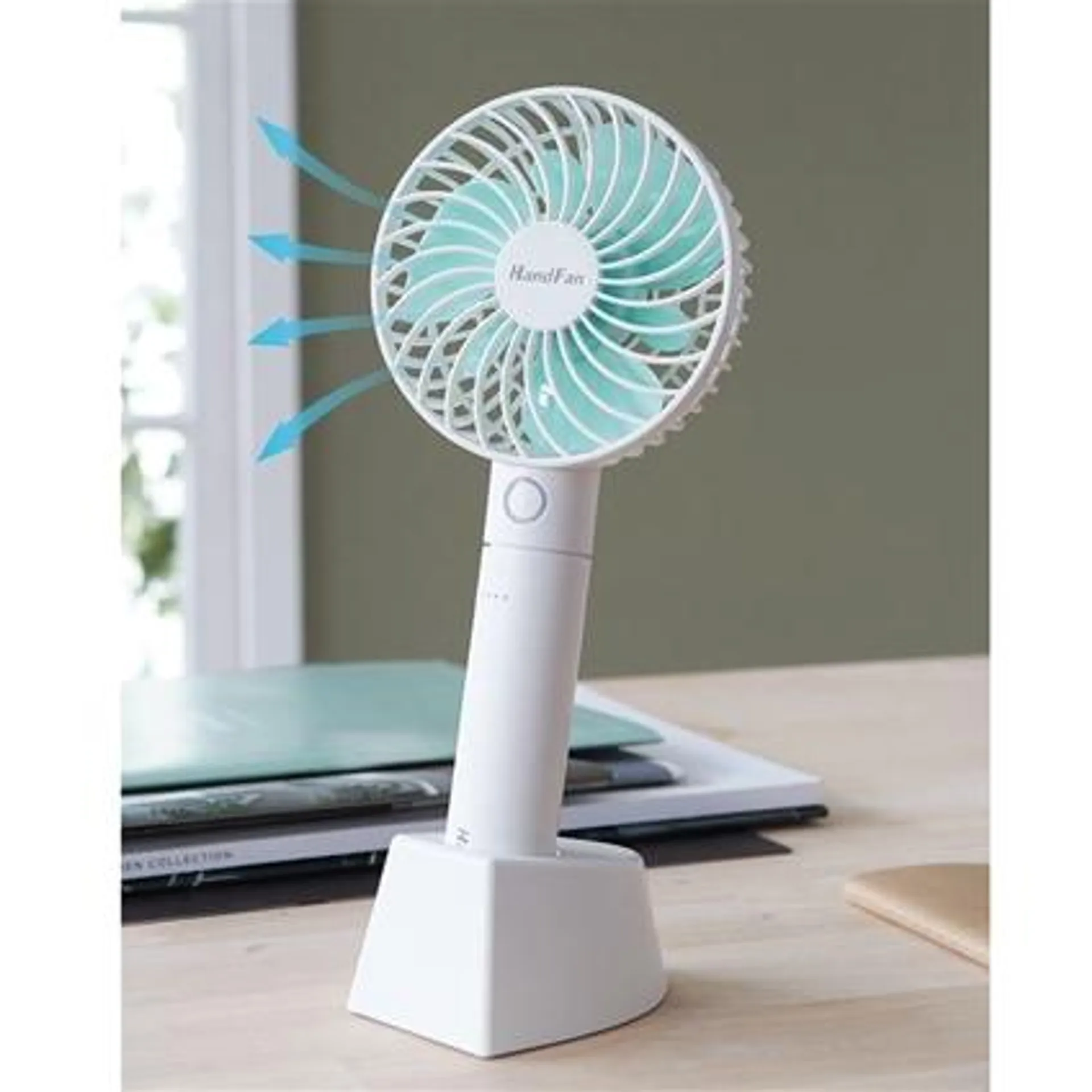 Rechargeable Fan with Stand