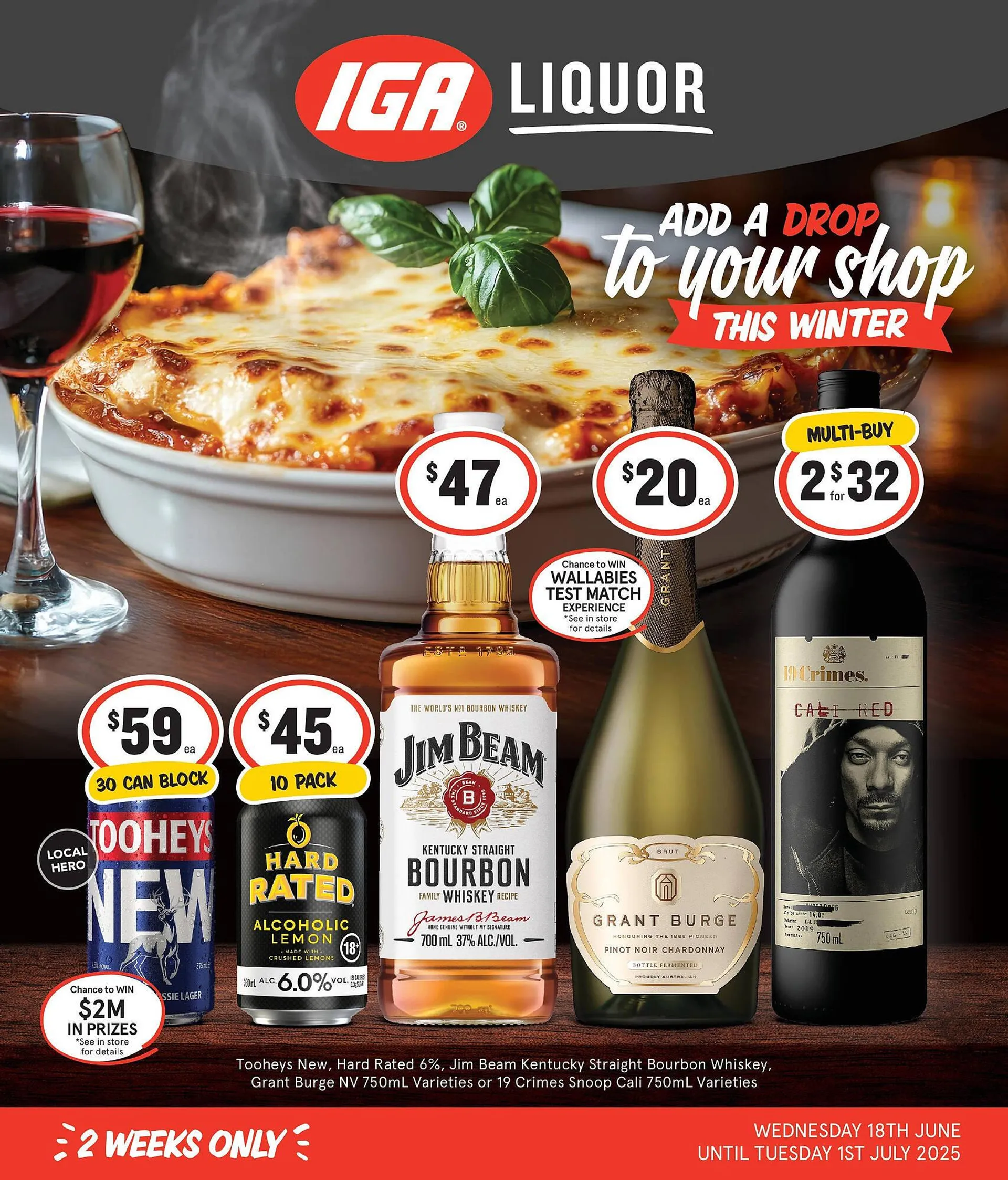 IGA Liquor catalogue - Catalogue valid from 17 June to 1 July 2025 - page 1