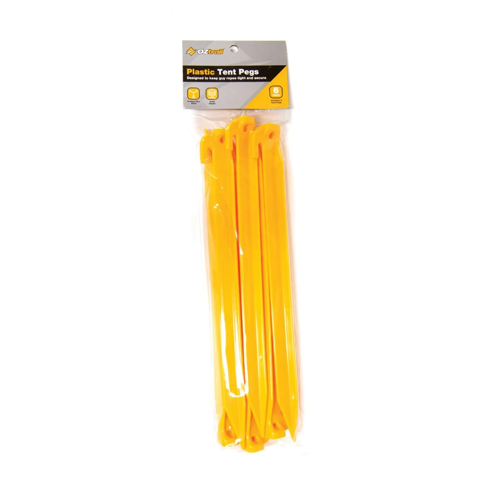 ABS Plastic Peg 30cm 6 Pack