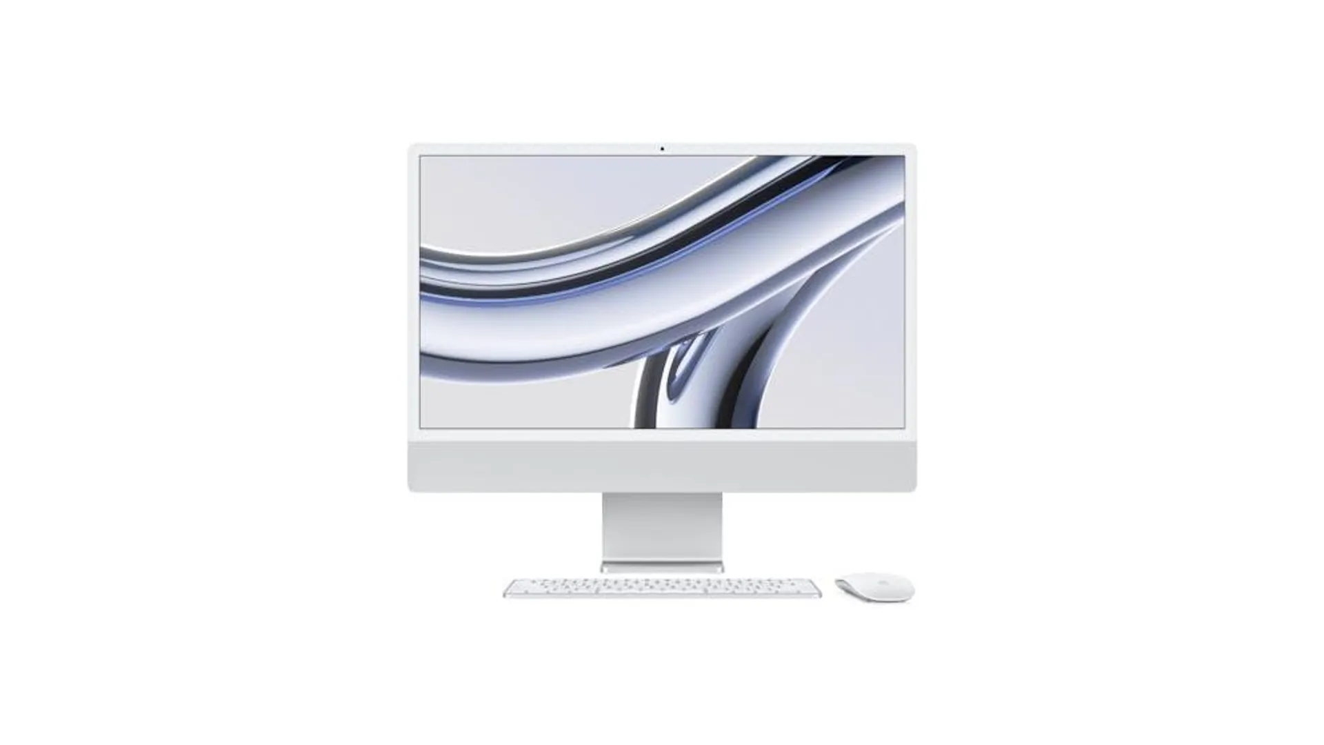 Apple 24-inch iMac M3/8GB/256GB SSD with Retina 4.5K Display + Touch ID Keyboard - Silver