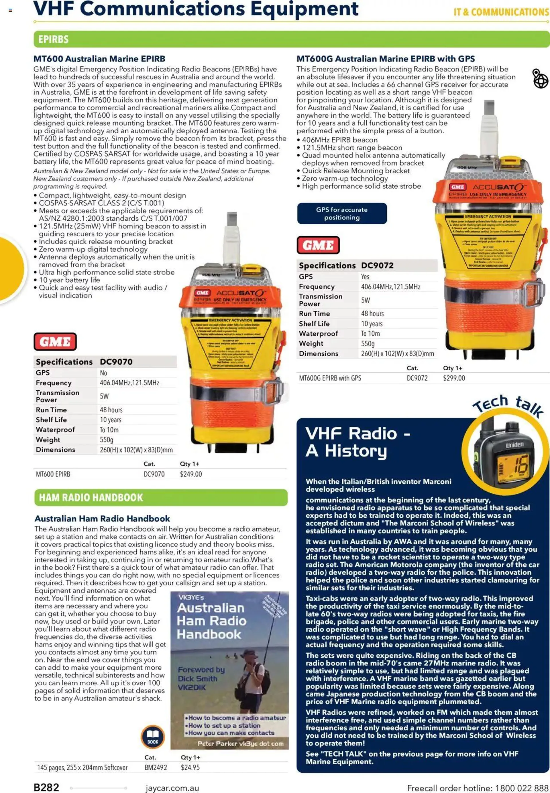 Jaycar Annual Engineering & Scientific Catalogue - Catalogue valid from 27 October to 31 December 2024 - page 282