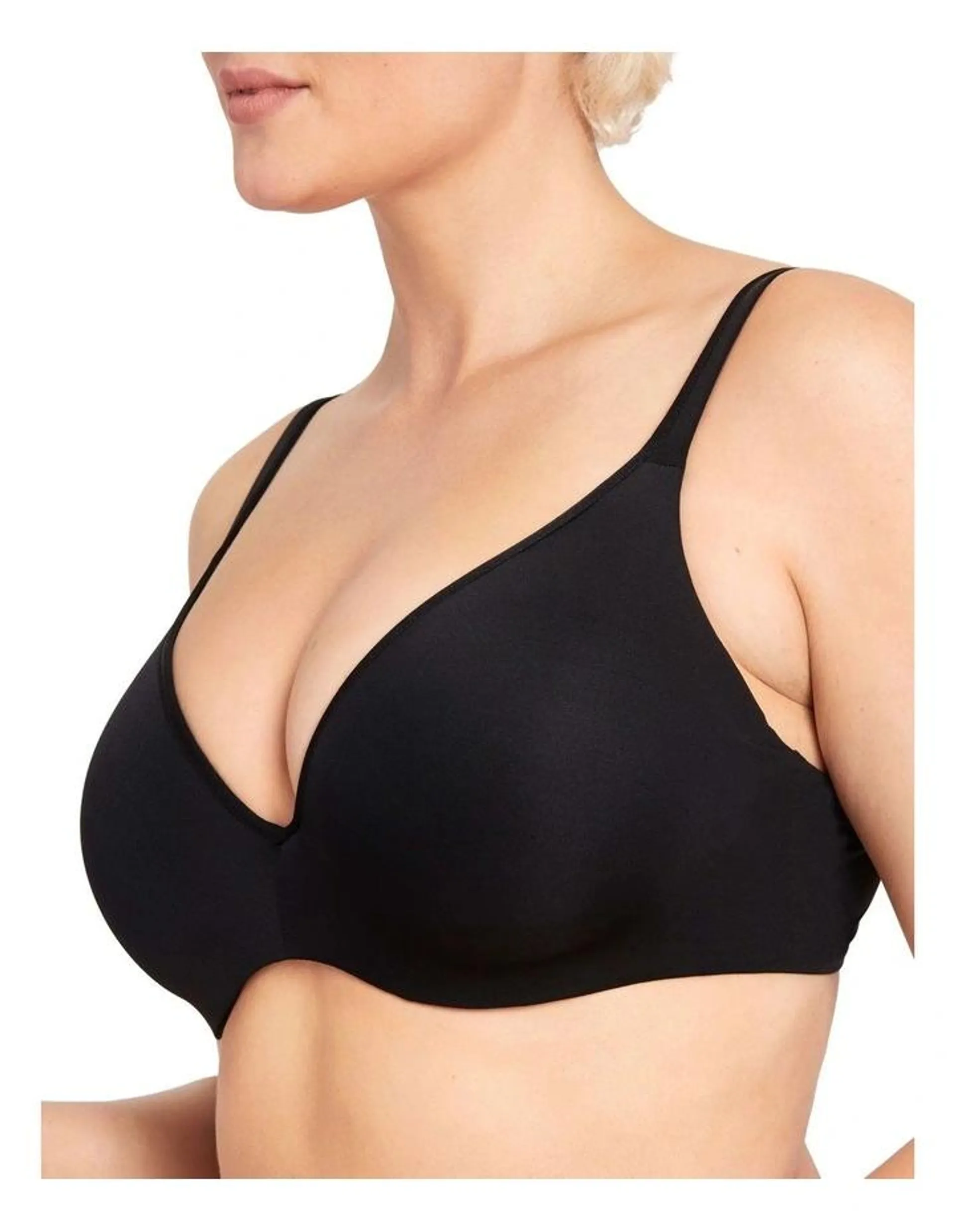 There T-Shirt Bra in Black