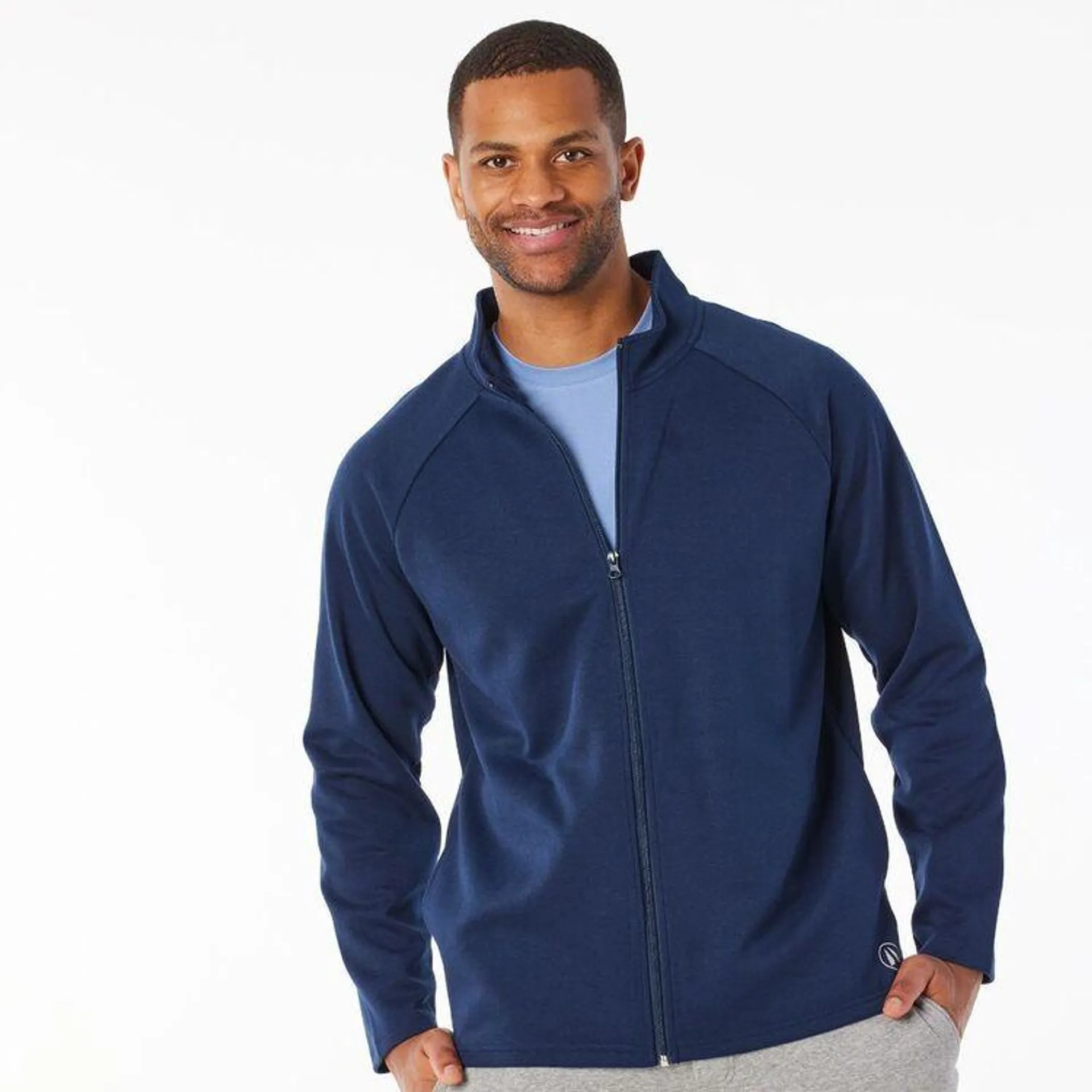 NMA Men's Funnel Neck Fleece Navy