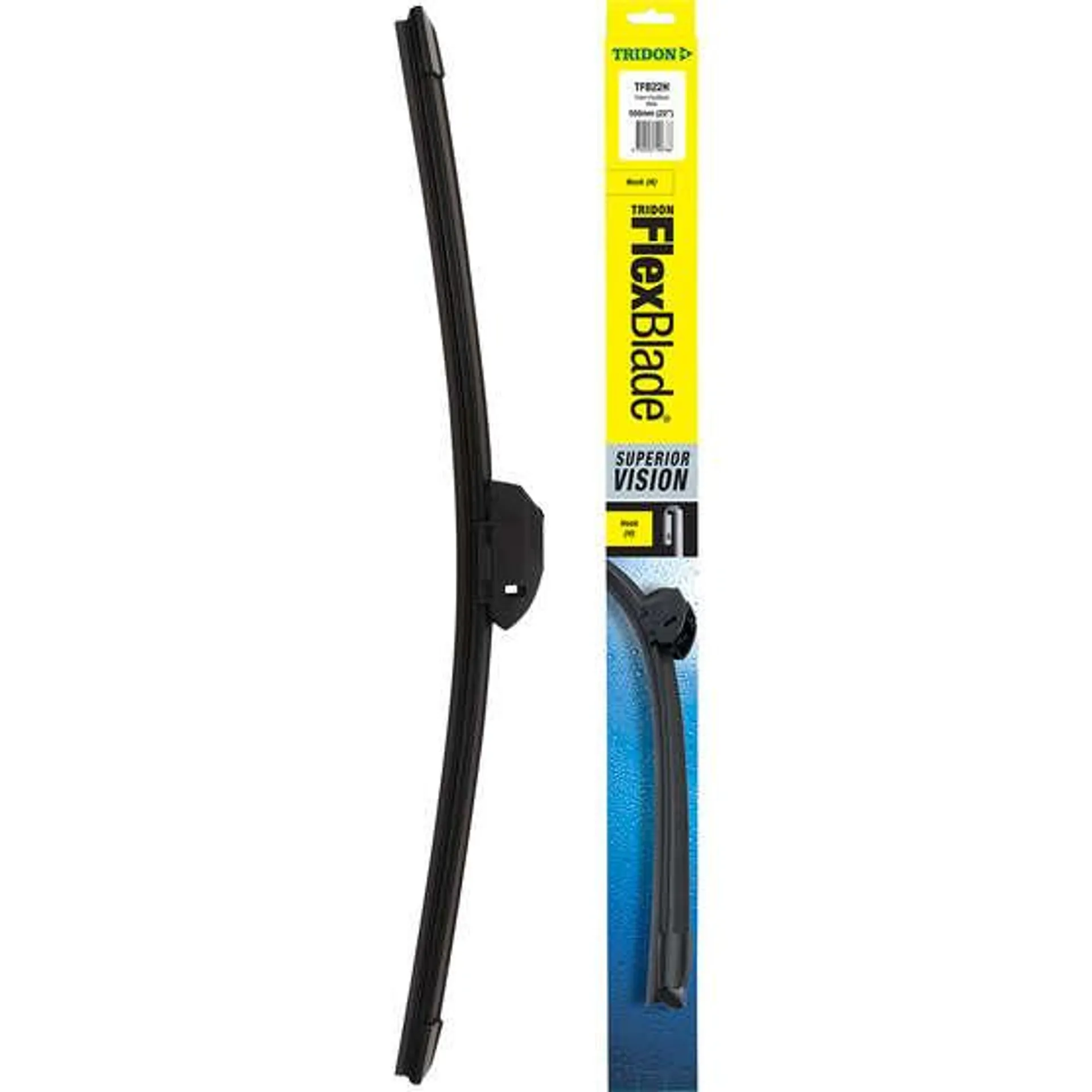 Tridon FlexBlade Wiper 550mm (22") Hook, Single - TFB22H