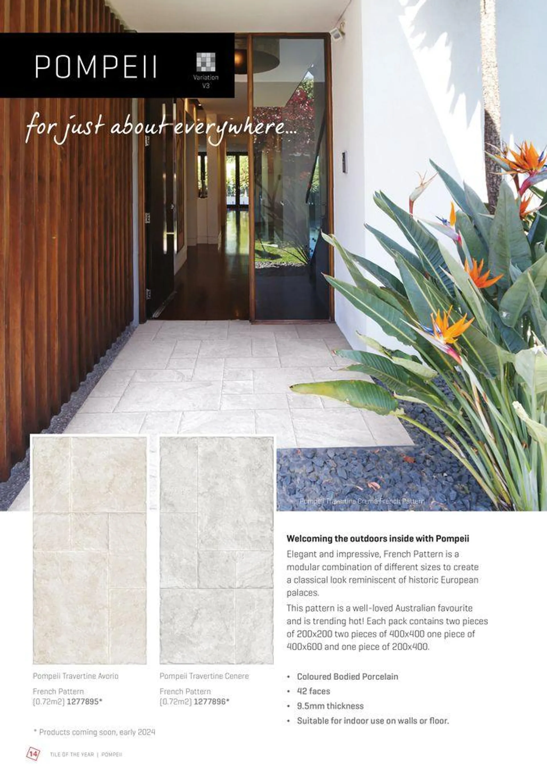 Tile of the Year 2024 - Pompeii - Catalogue valid from 18 December to 31 December 2024 - page 14