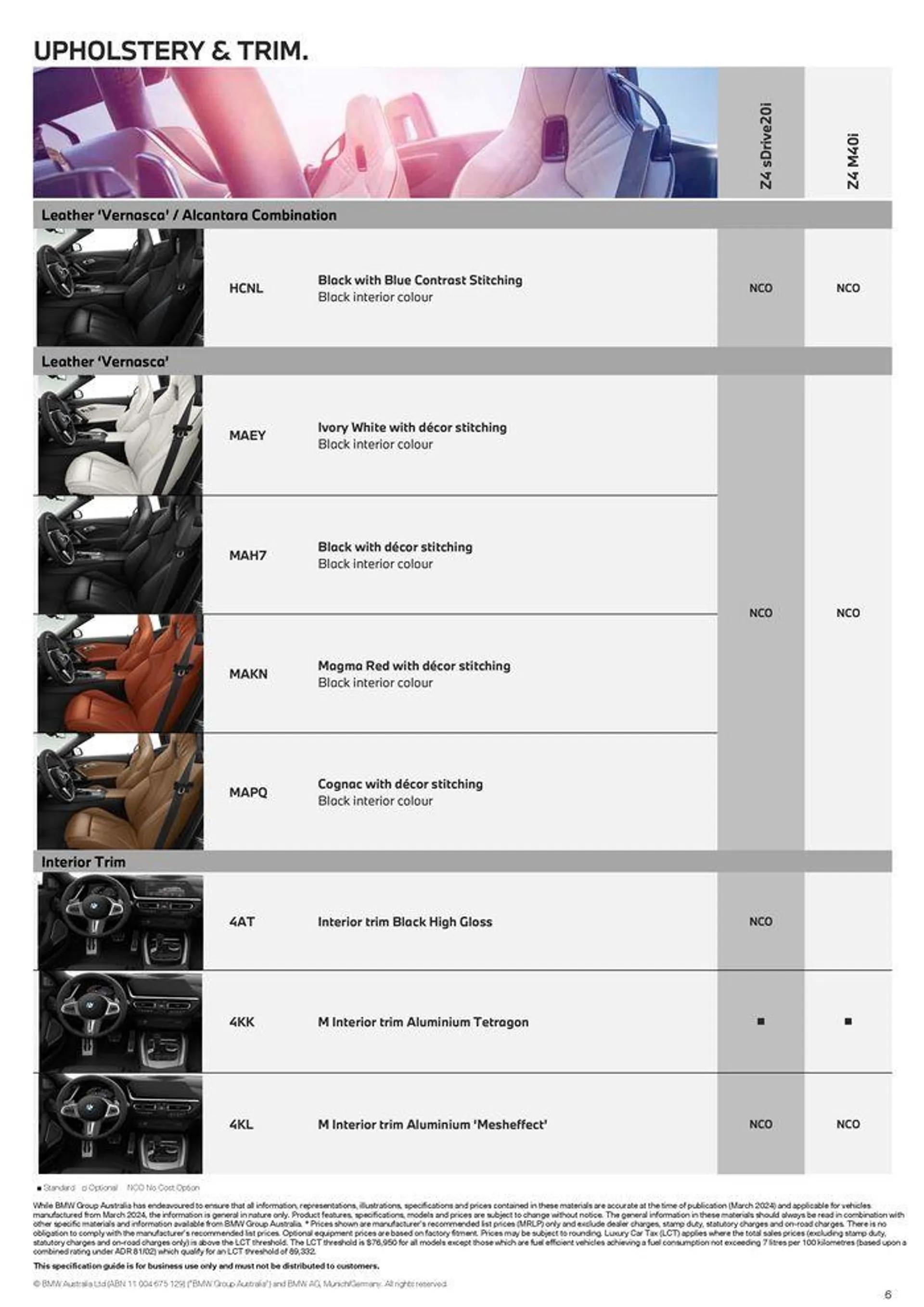 The BMW Z4 - Catalogue valid from 15 May to 15 May 2025 - page 6