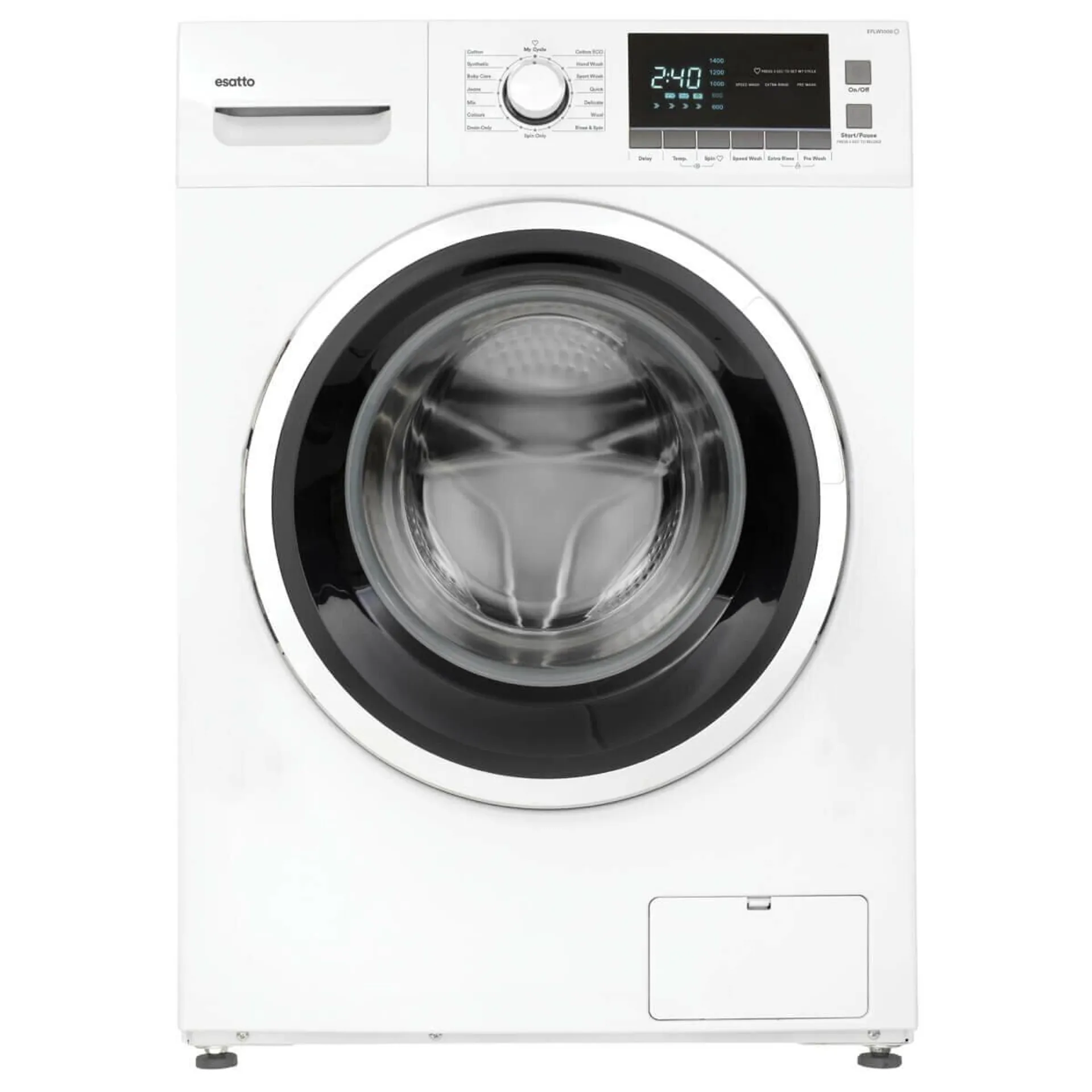 Esatto 10kg Front Load Washing Machine EFLW10W