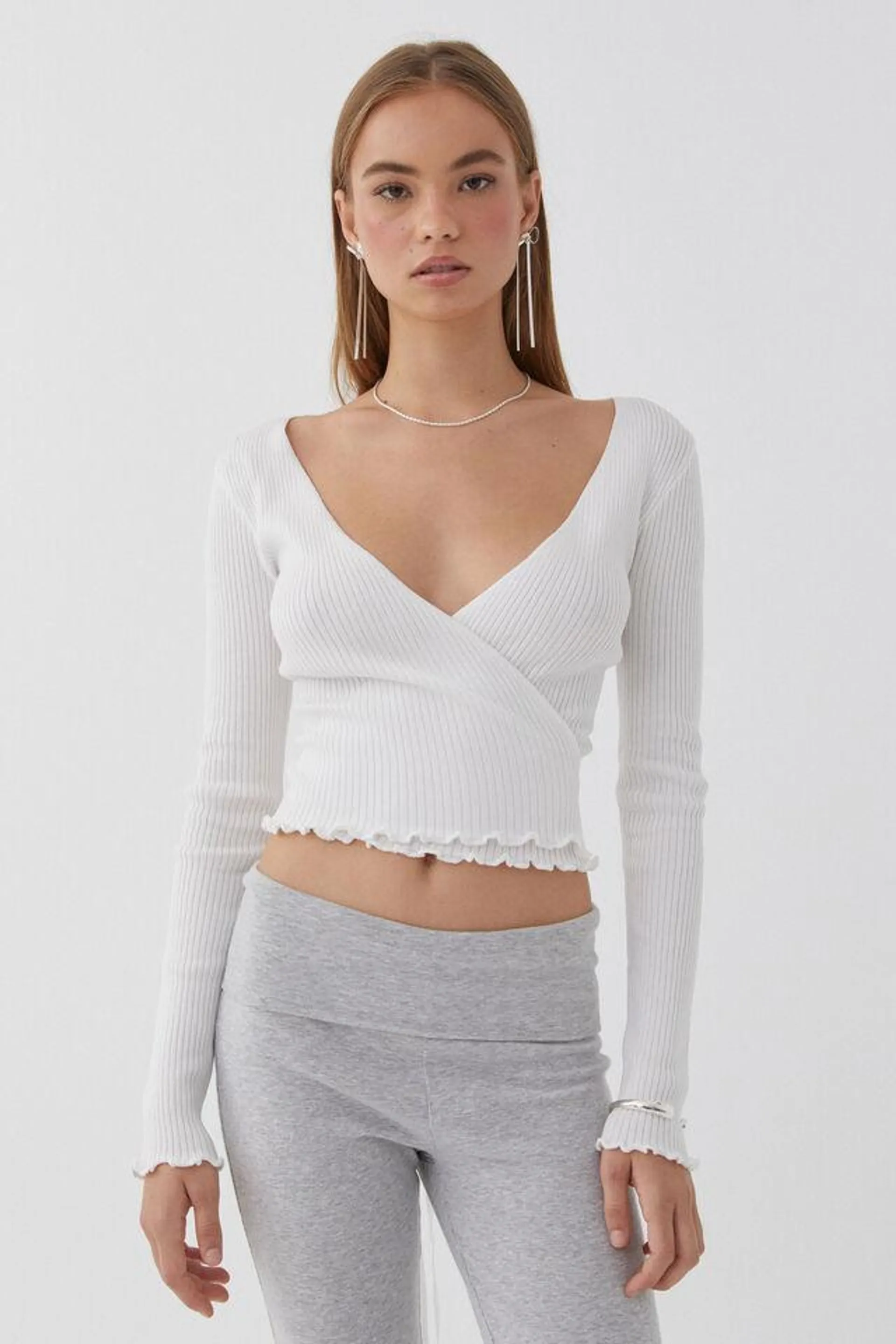 Lani Wrap Knit Top