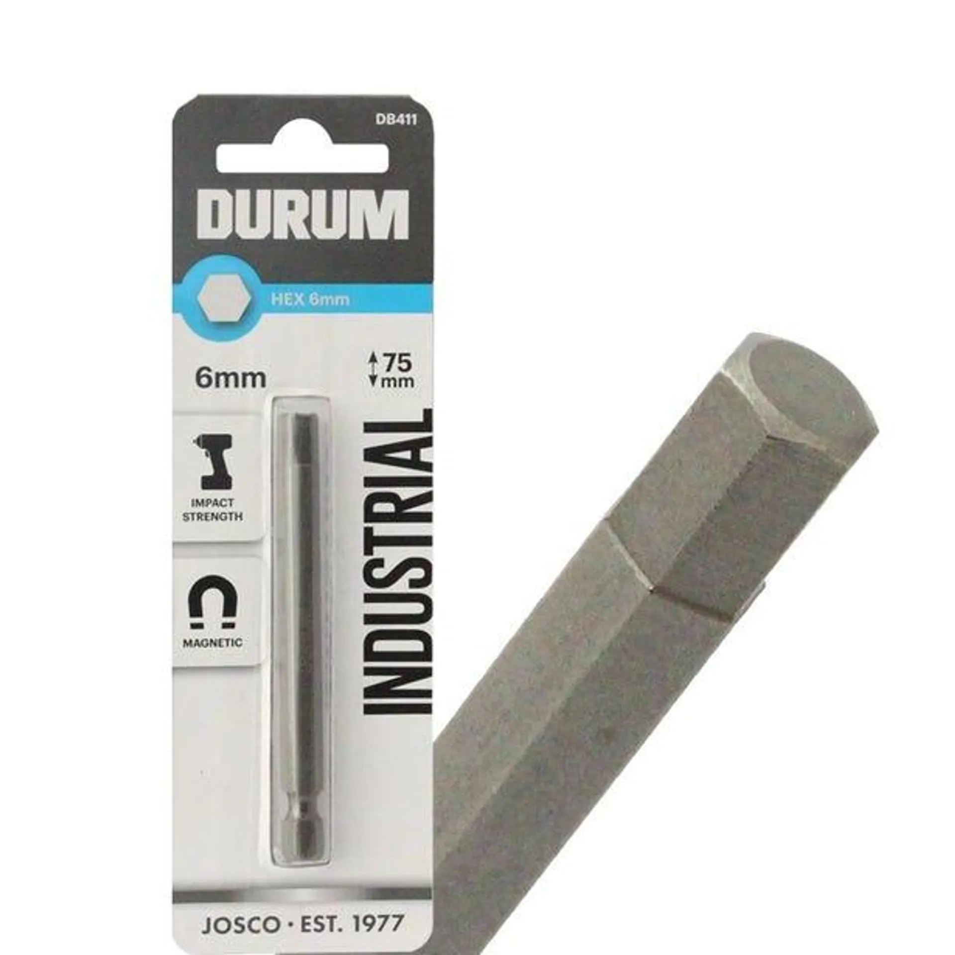 DURUM 6 x 75mm Internal Hex Power Screwdriver Bit