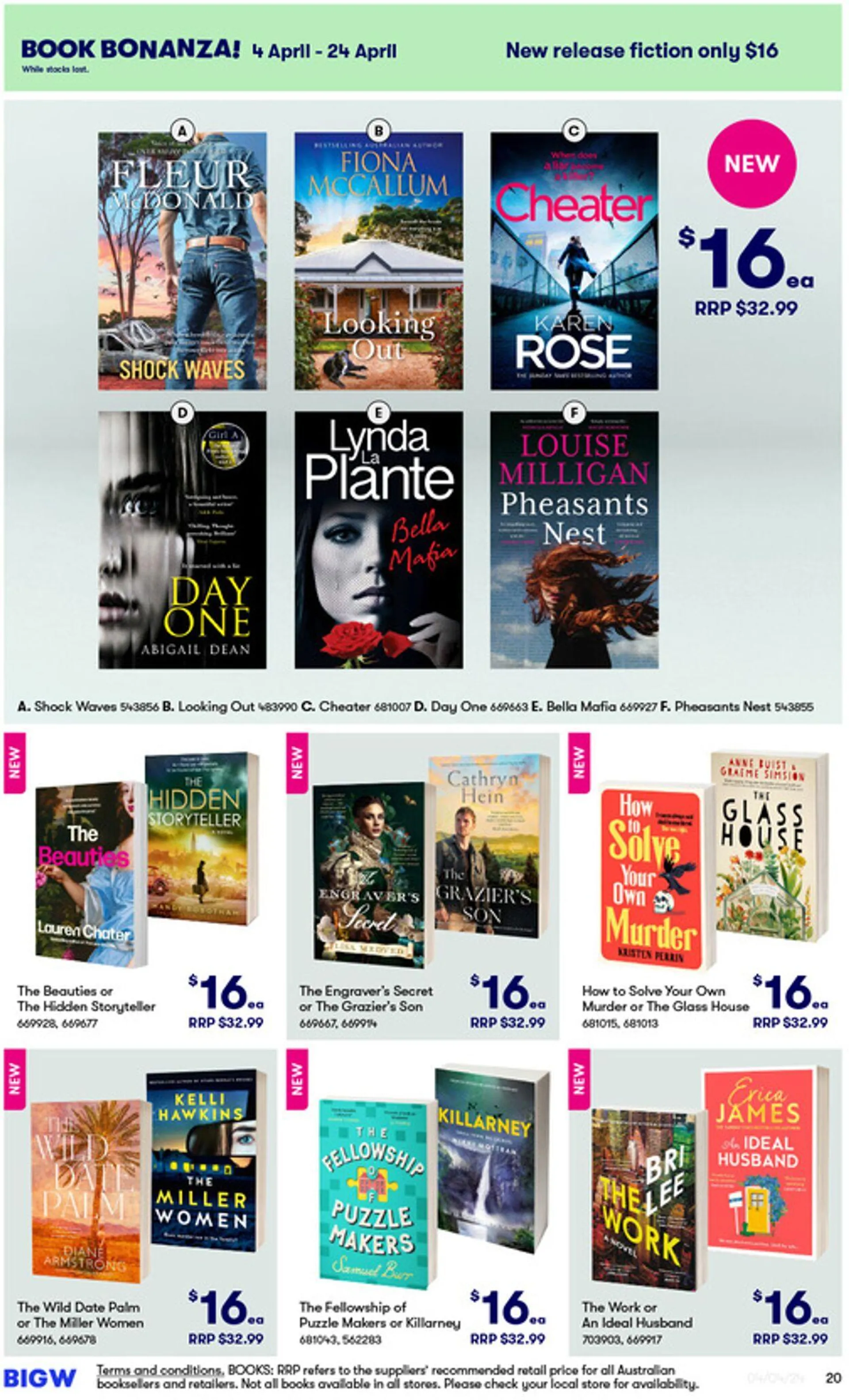 BIG W Current catalogue - Catalogue valid from 31 July to 14 August 2024 - page 20