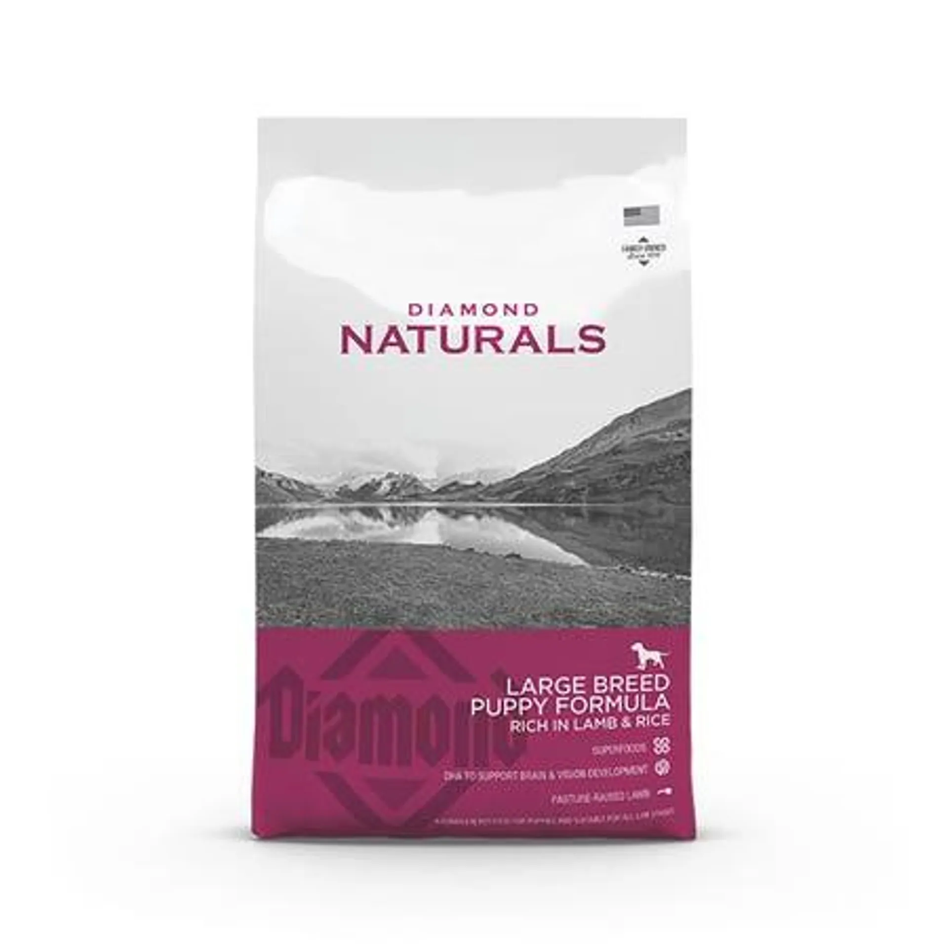 Diamond Naturals Lamb Lg Brd Puppy Food 15kg