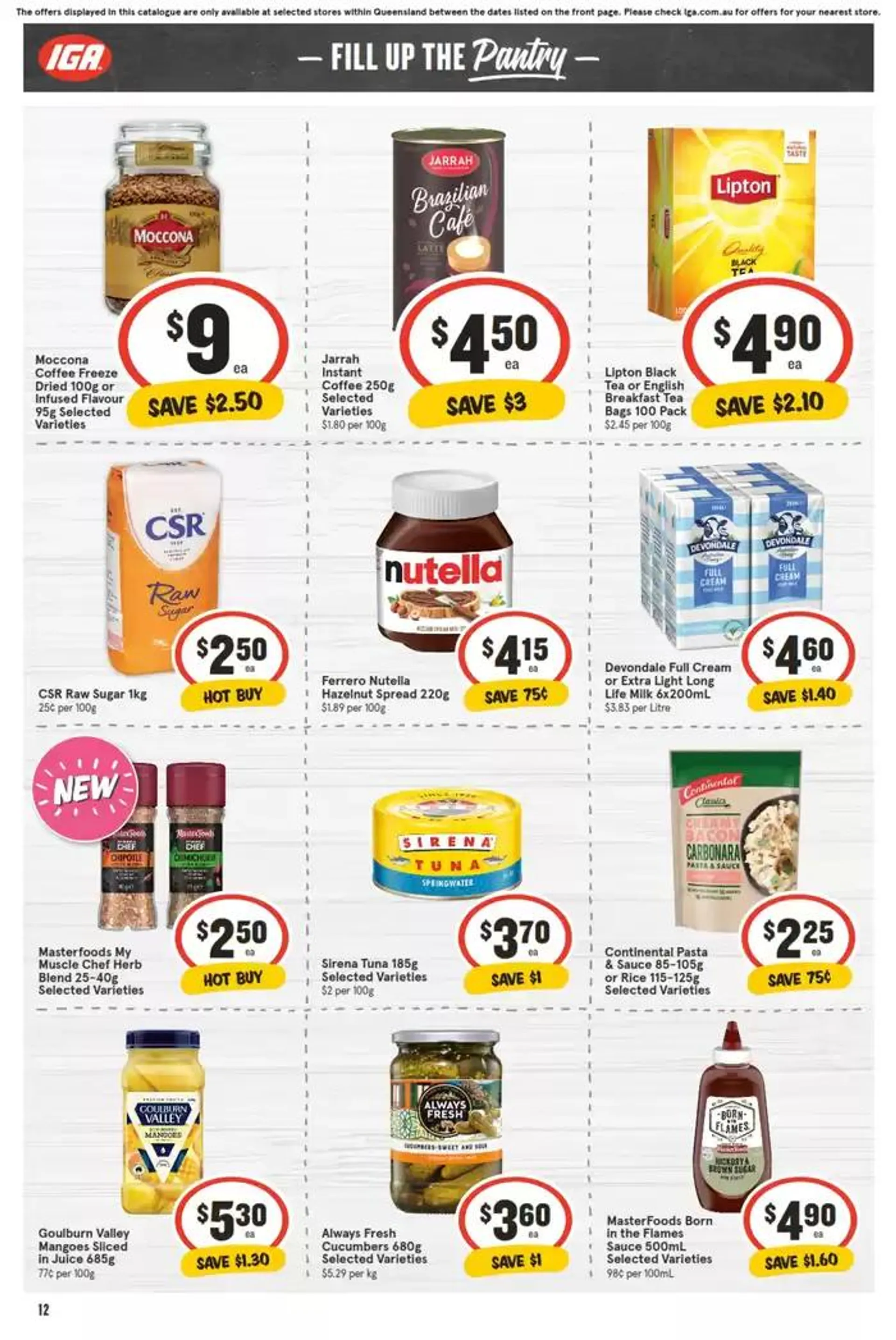 IGA - 1/2 Price - 02/10 - Catalogue valid from 2 October to 8 October 2024 - page 12