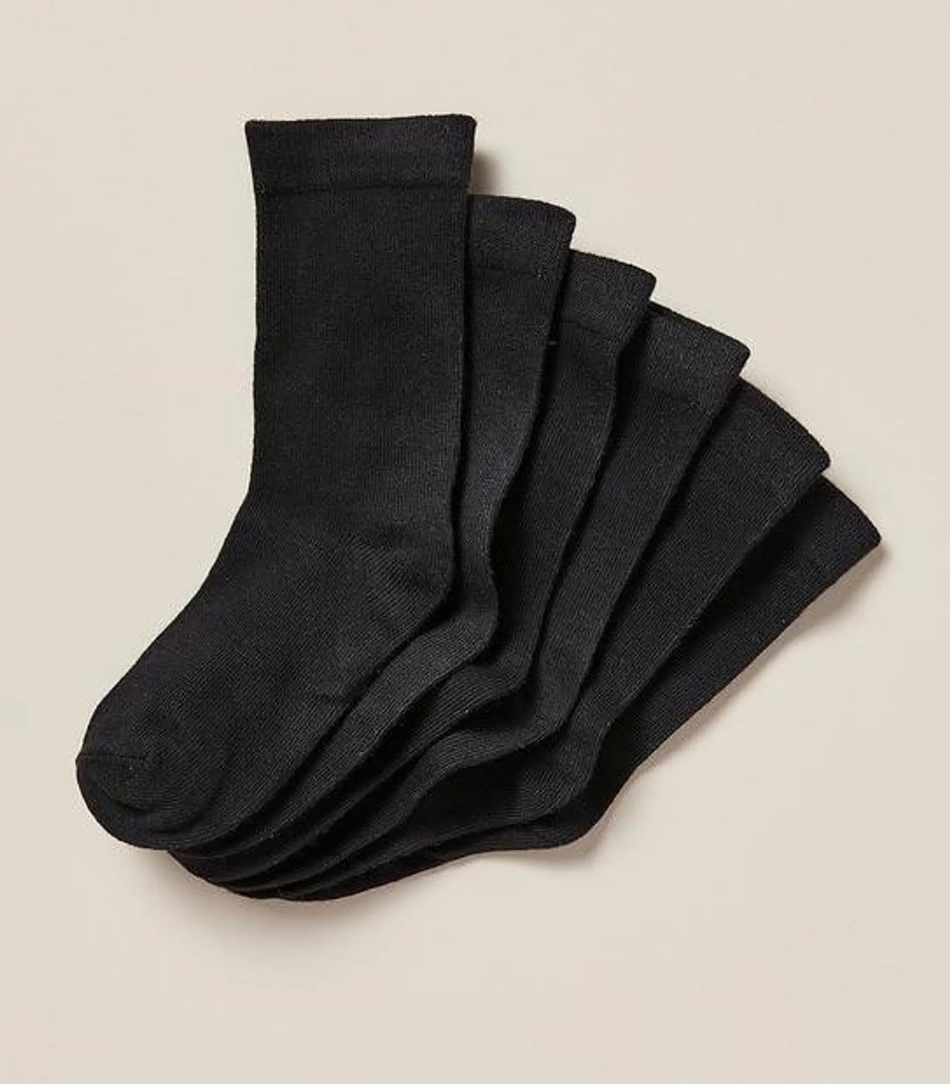 6 Pack Maxx School Crew Socks