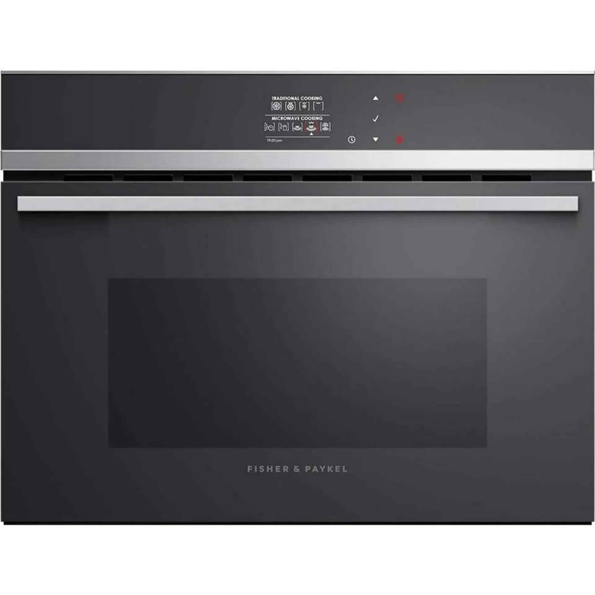 Fisher & Paykel OM60NDB1 45cm Black & Stainless Steel Combination Microwave Oven