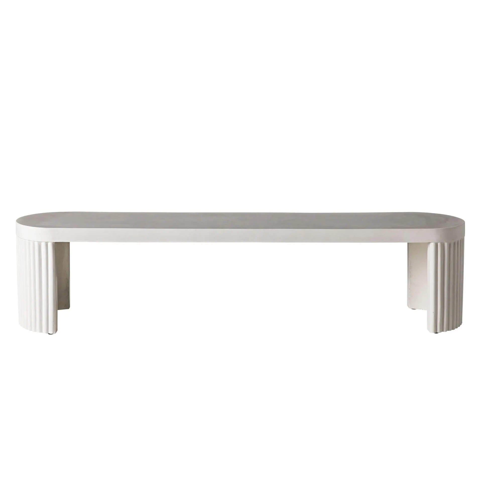 Ripple Curved Outdoor Dining Bench