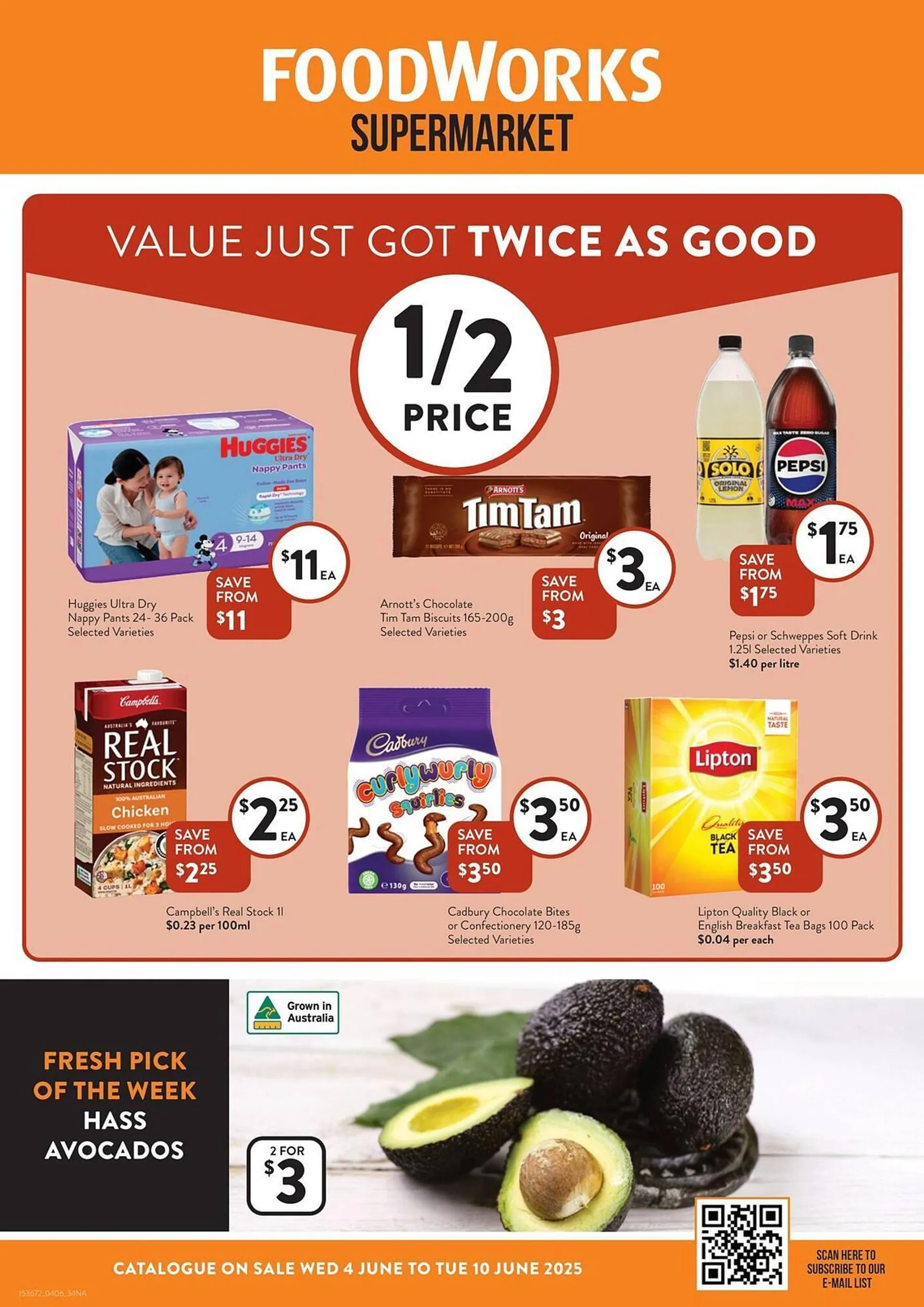 Foodworks catalogue - Catalogue valid from 4 June to 10 June 2025 - page 1