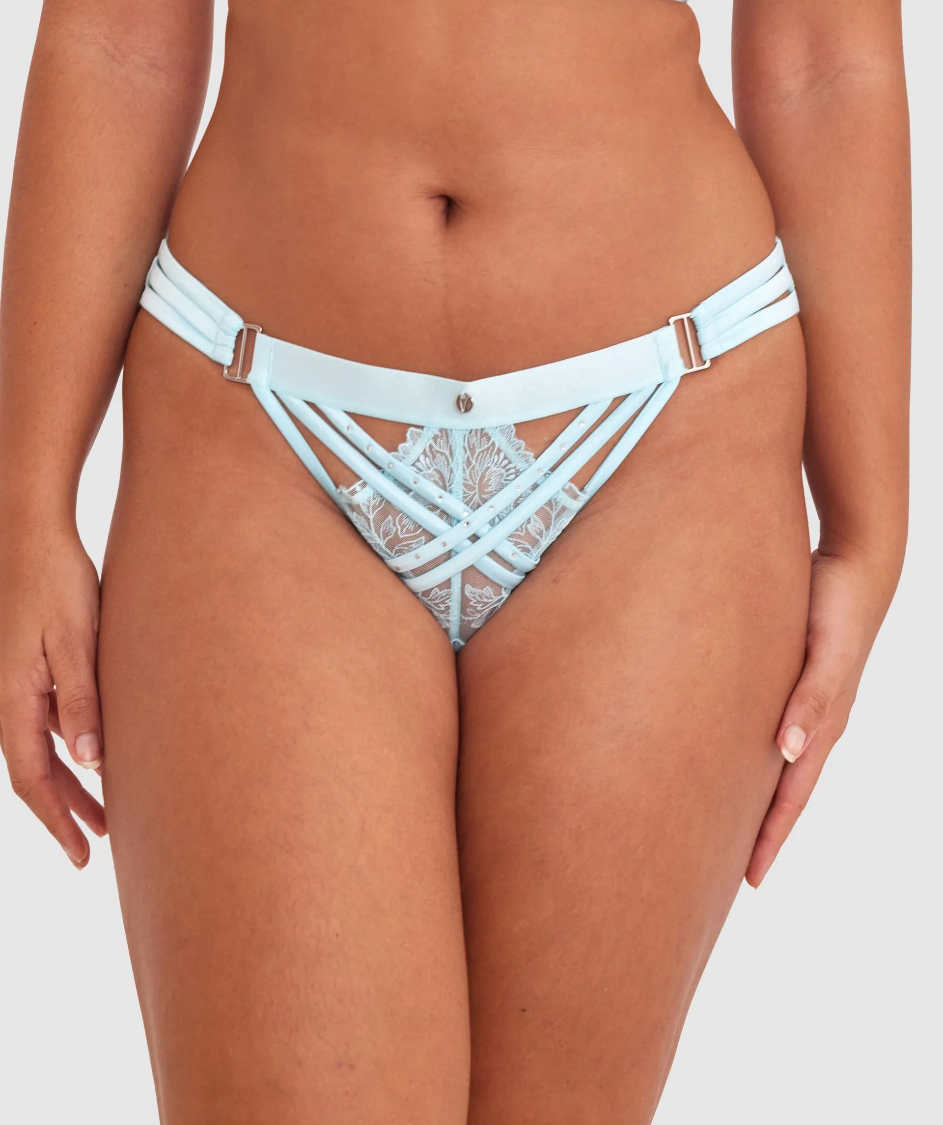 Vamp Dream On Brazilian Knicker - Sky Blue