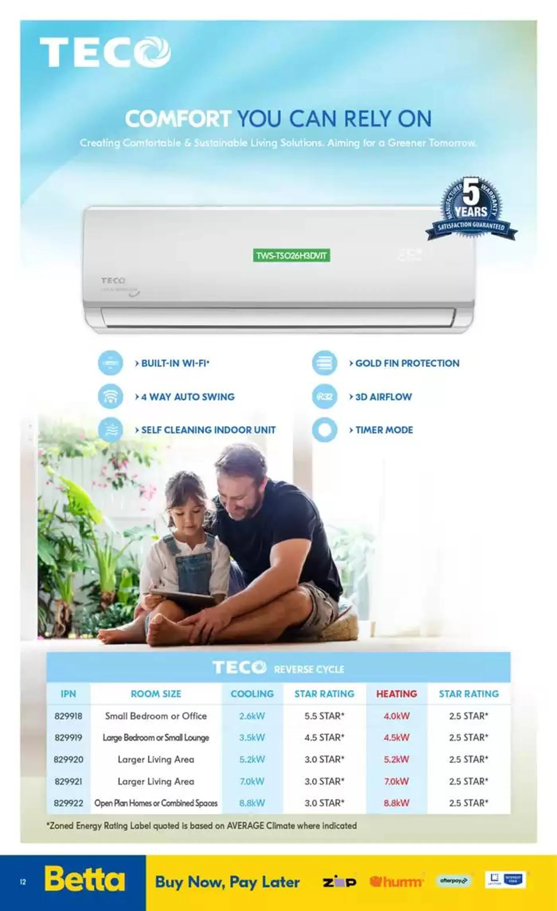 Air Conditioning Buying Guide - Catalogue valid from 1 November to 28 February 2025 - page 12