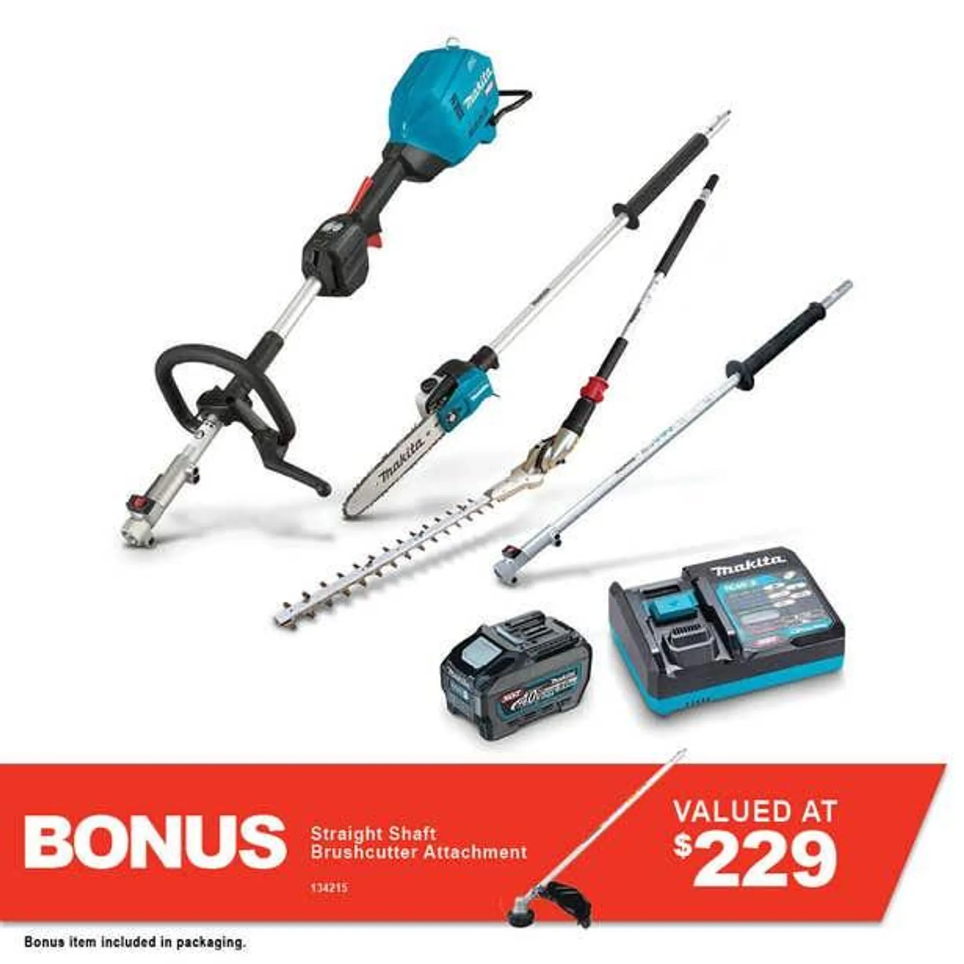 MAKITA 40V MAX XGT Brushless 4 Piece 1 x 5.0Ah Combo Kit UX01GT103-B