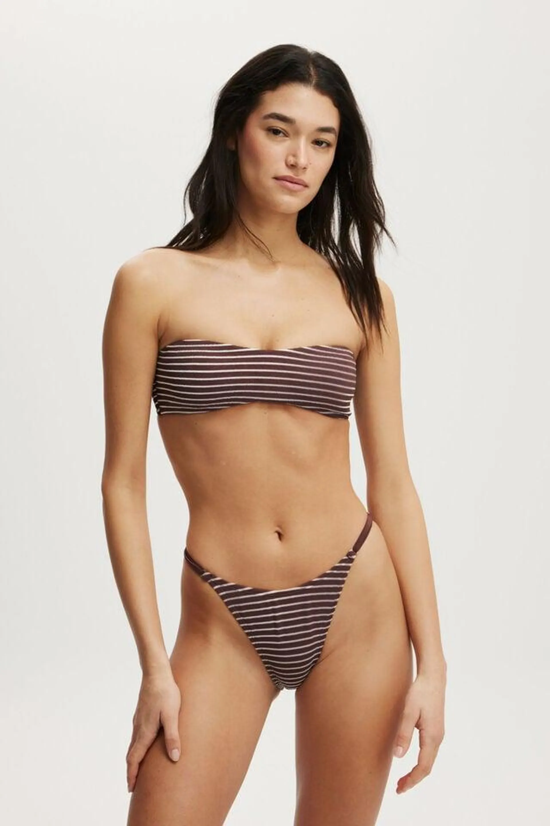 Curved Bandeau Bikini Top