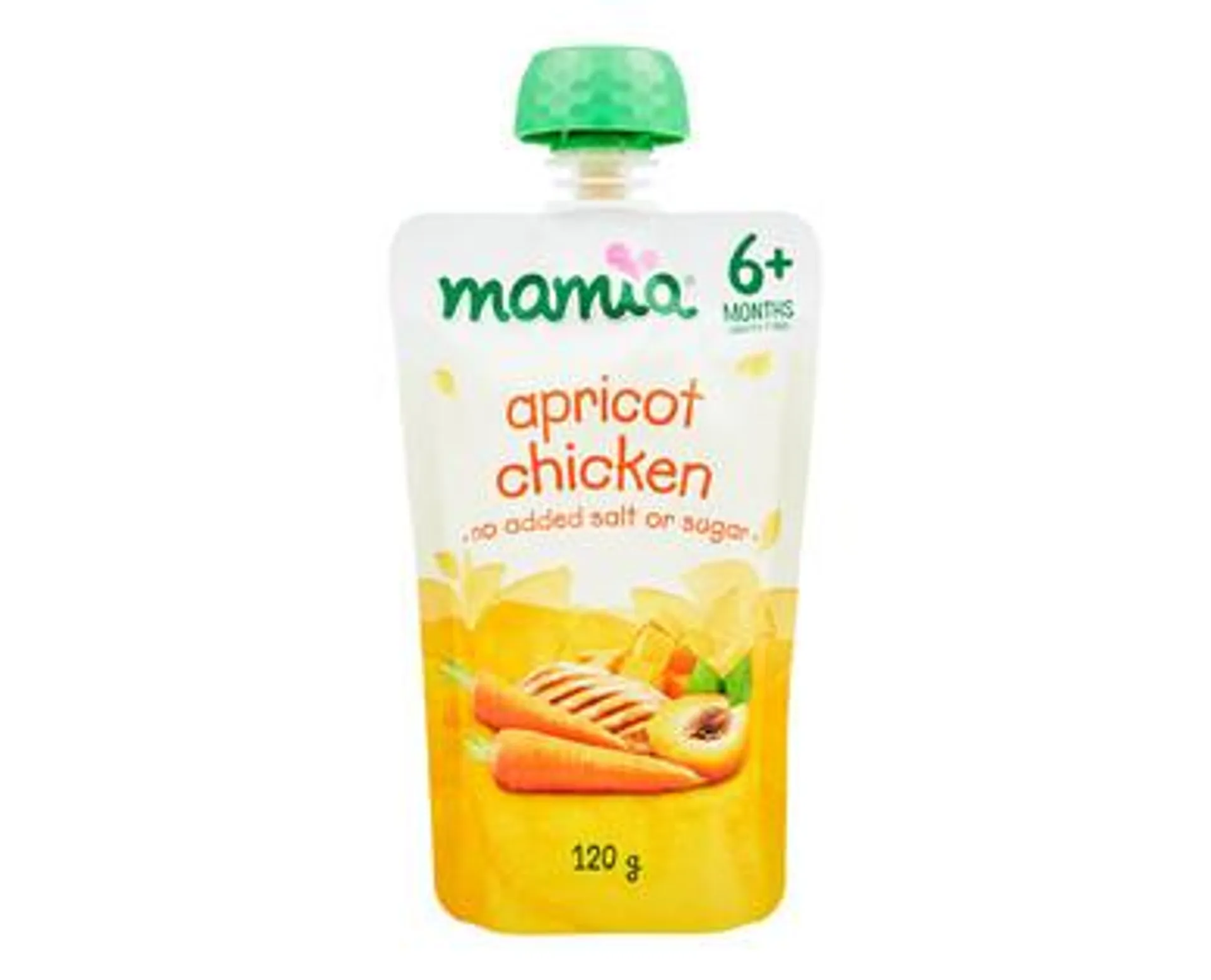 Mamia ® Baby Dinners Apricot Chicken 6mth+ 120g