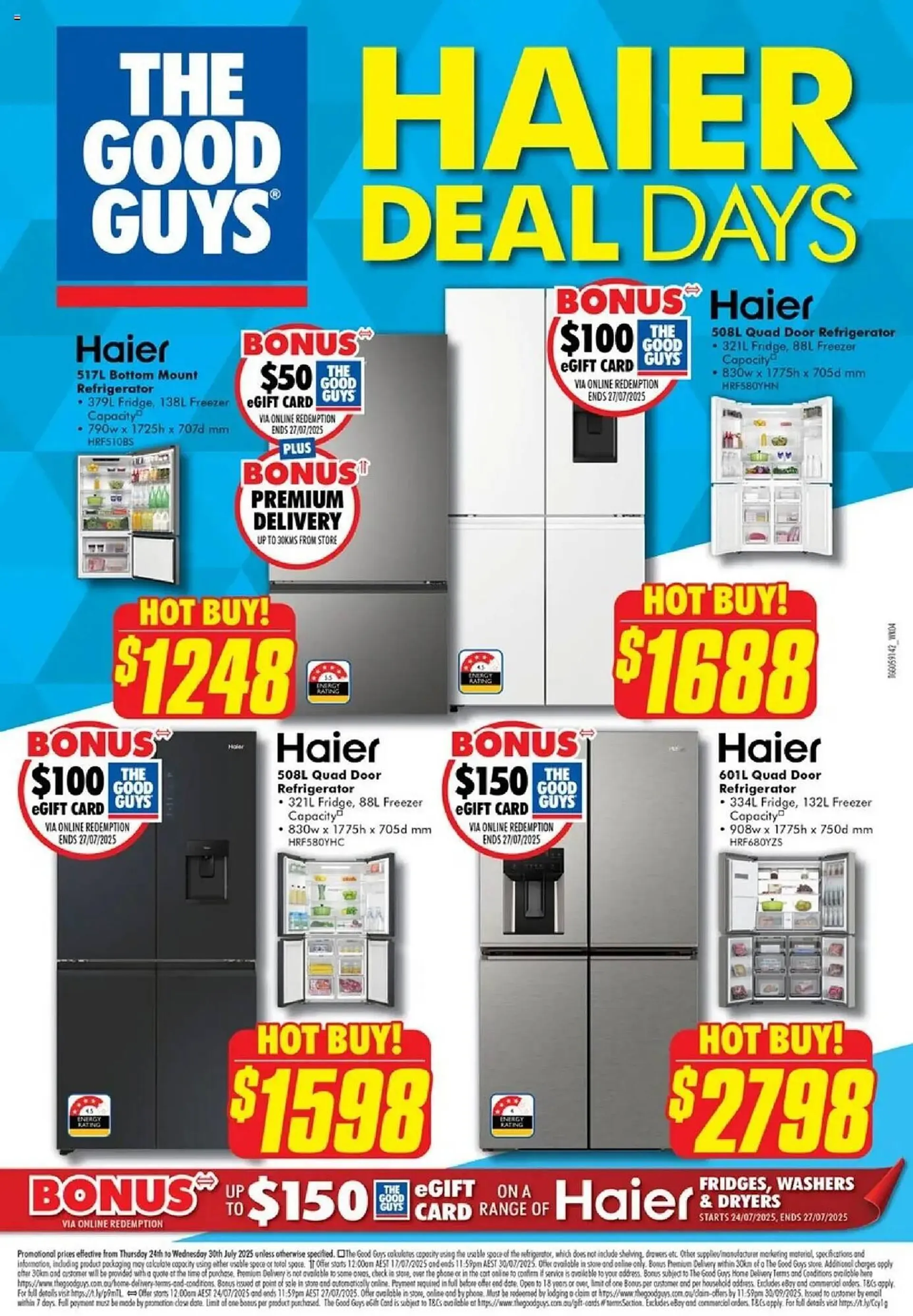 The Good Guys catalogue - Catalogue valid from 23 July to 27 July 2025 - page 1