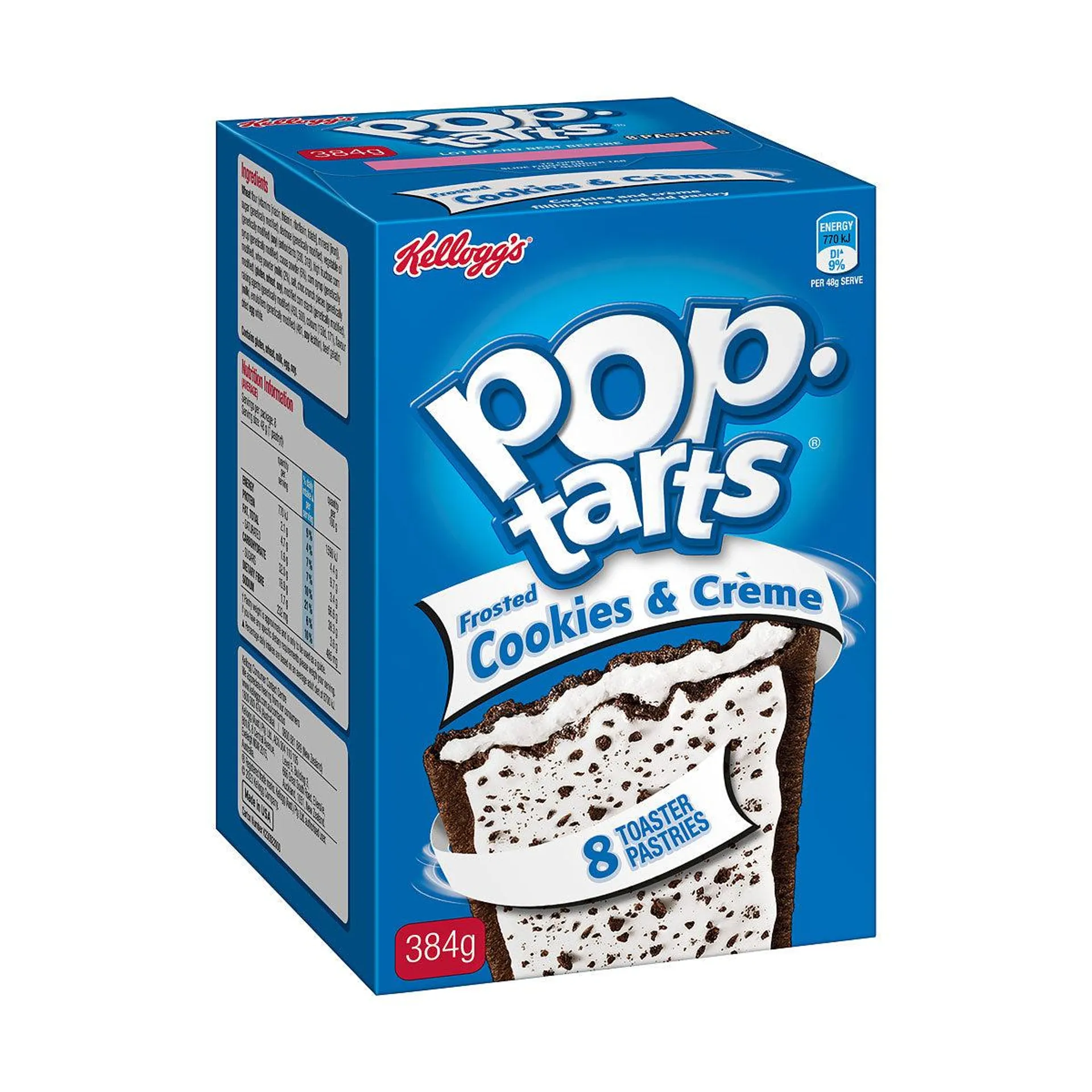 Pop Tarts Cookies & Crème 8pk 384g