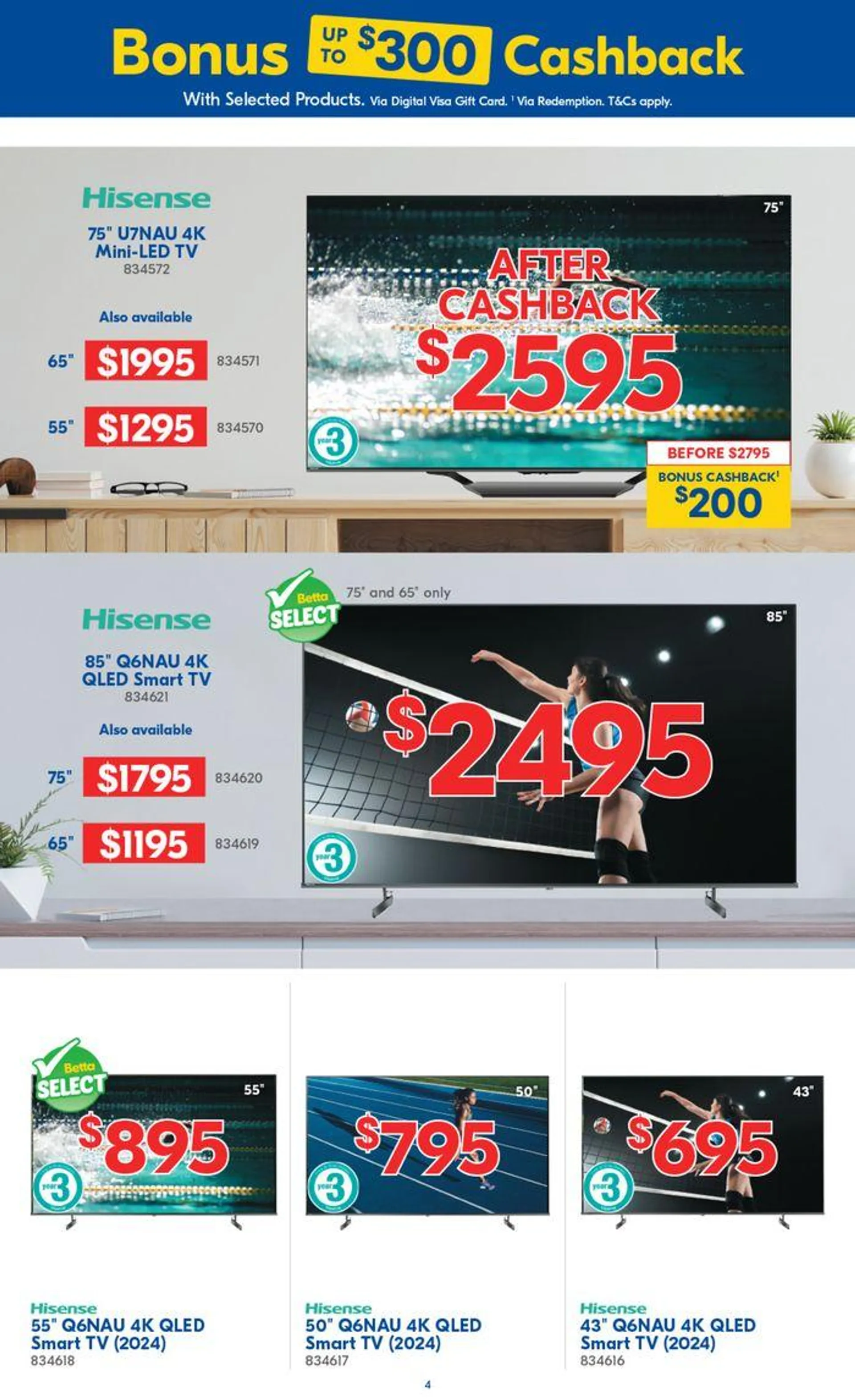 Bonus Up To $300 Cashback - Catalogue valid from 9 July to 21 July 2024 - page 4