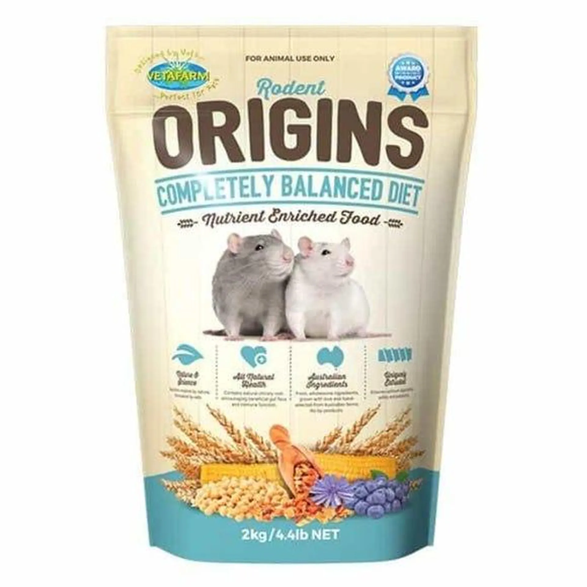 Vetafarm Rodent Origins 2Kg