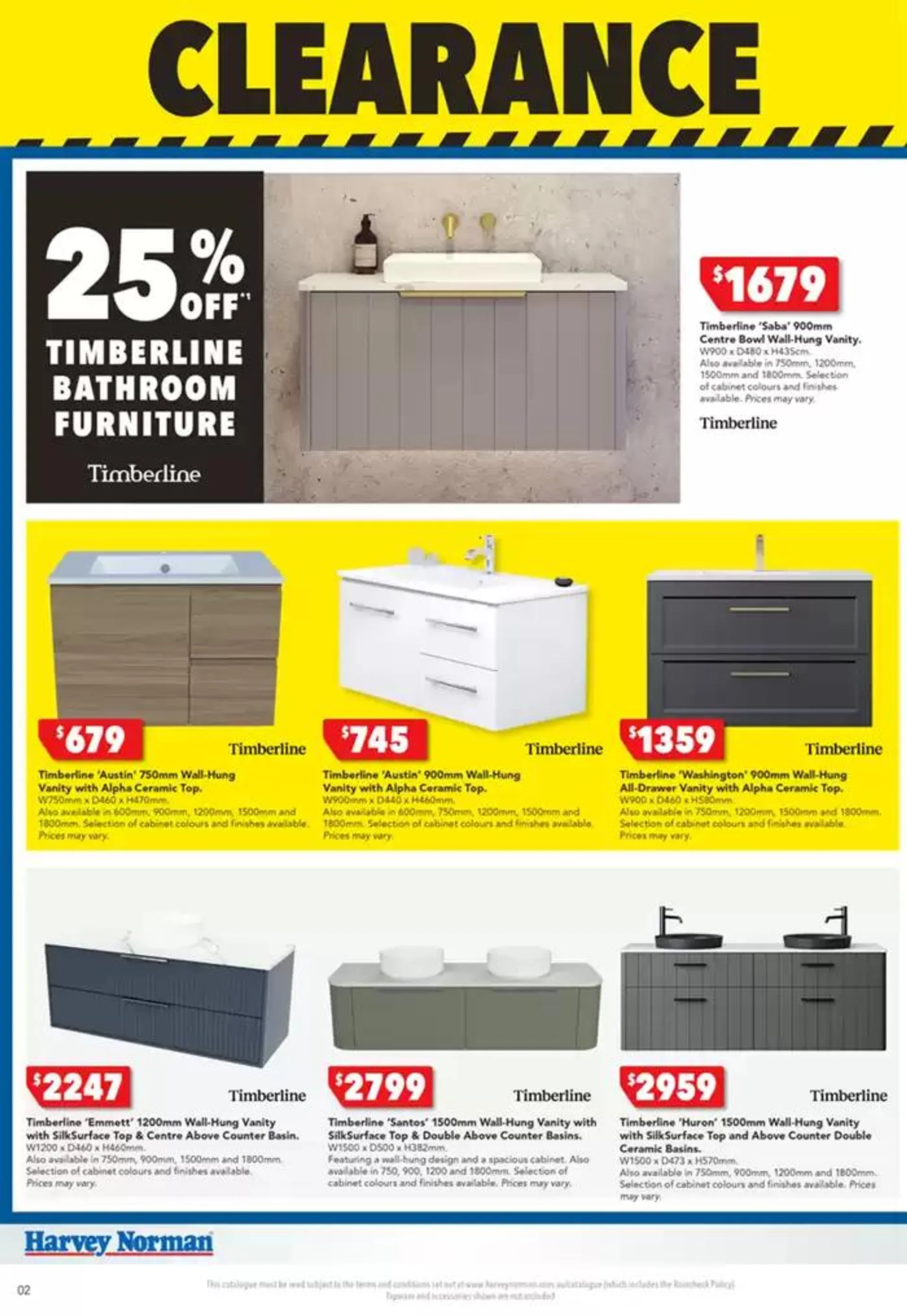 Bathroom & Tile Clearance - Catalogue valid from 26 December to 2 February 2025 - page 12