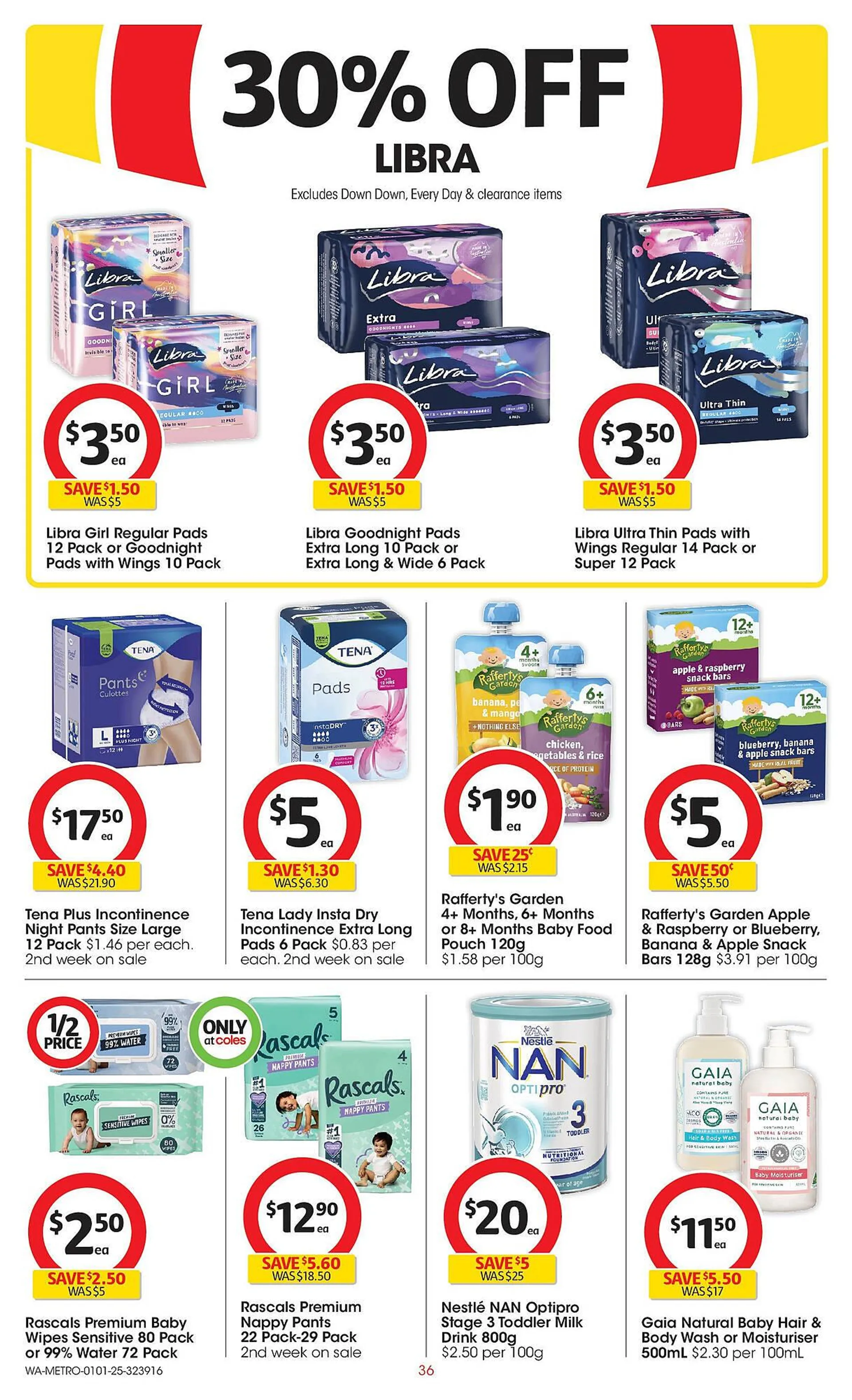 Coles catalogue - Catalogue valid from 31 December to 7 January 2025 - page 36