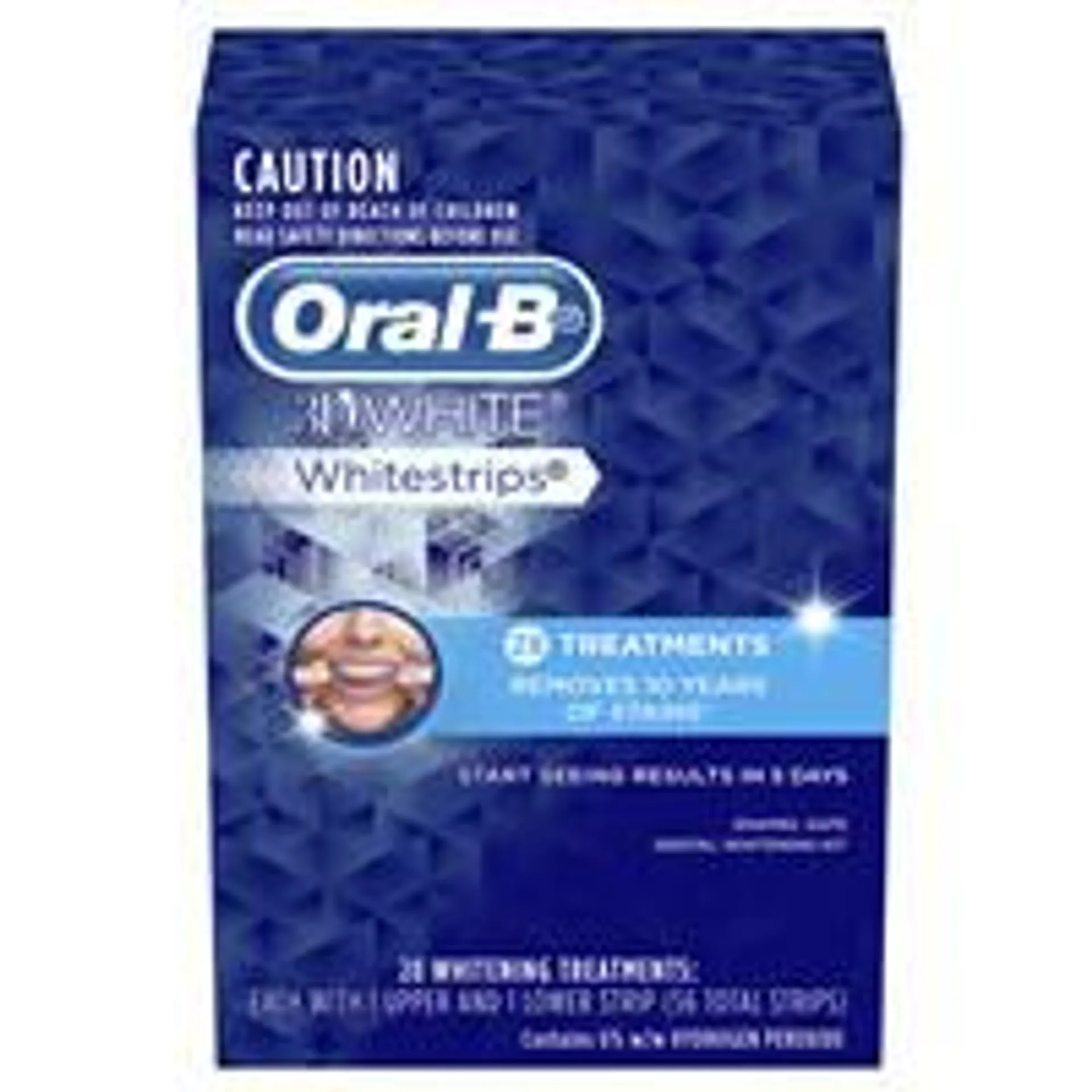 Oral B 3D White Strips 28 Teeth Whitening Treatments